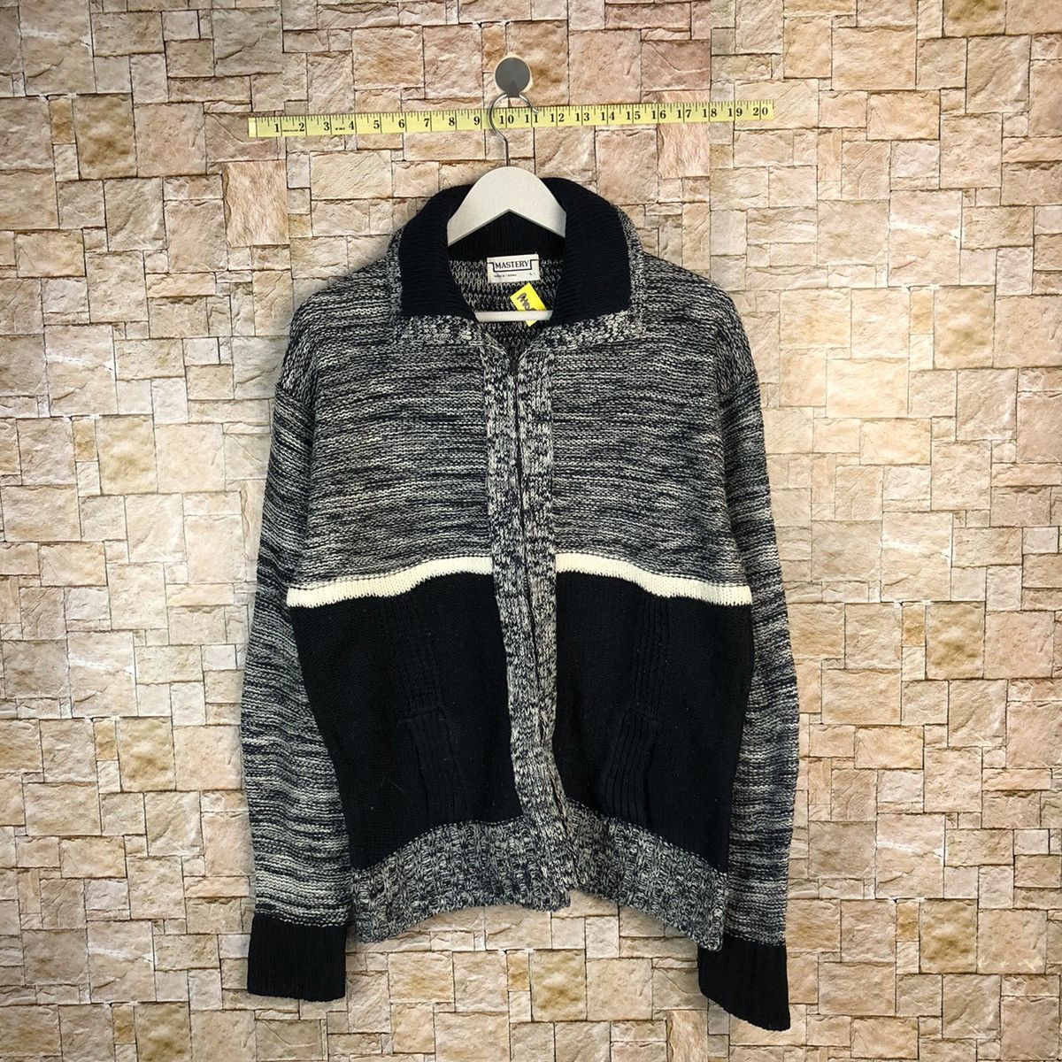 Homespun Knitwear Mastery Grey sweater Knitwear vintage #A1057 Size US L / EU 52-54 / 3 - 1 Thumbnail
