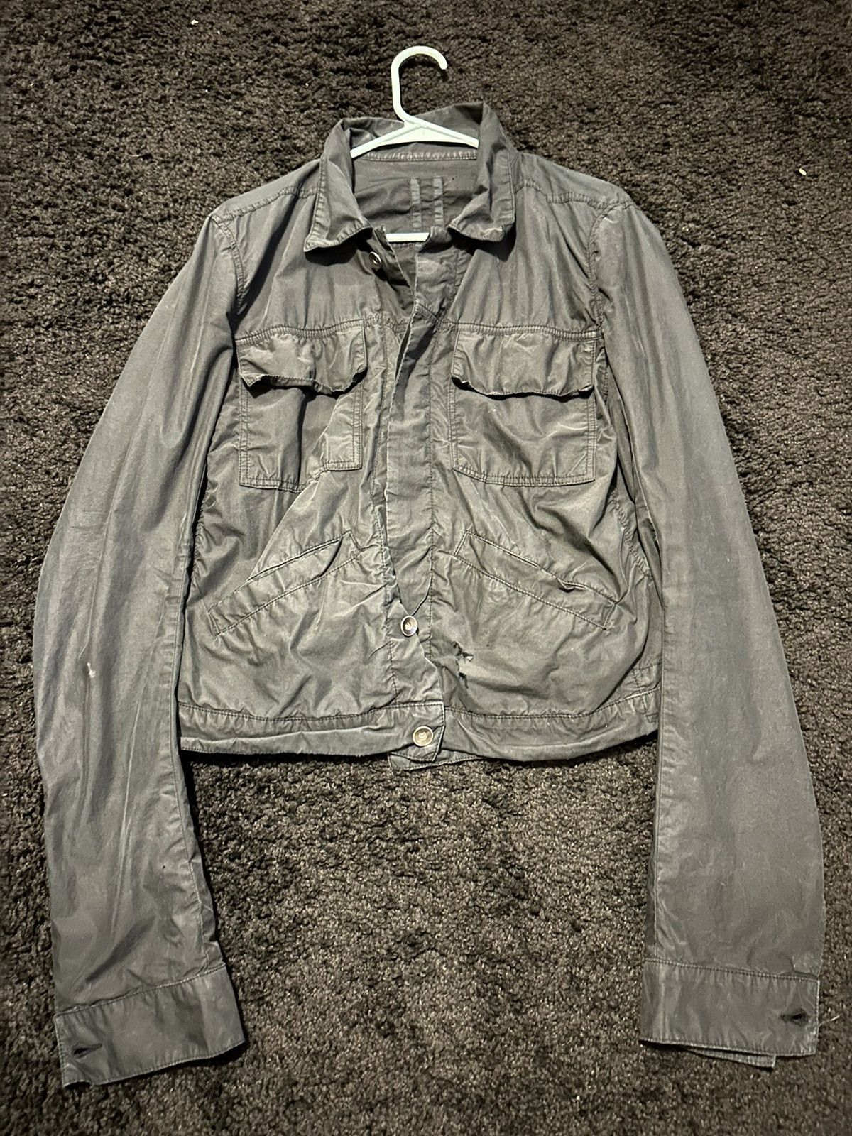 Rick Owens rick owens poplin work jacket Size US M / EU 48-50 / 2 - 1 Thumbnail