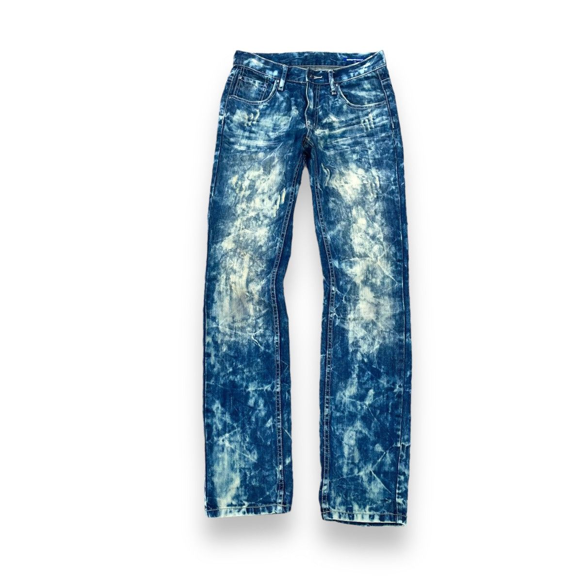 If Six Was Nine × Le Grande Bleu (L.G.B.) × semanticdesign 🇯🇵 SEMANTIC DESIGN ACID WASH JEANS Size US 28 / EU 44 - 1 Thumbnail