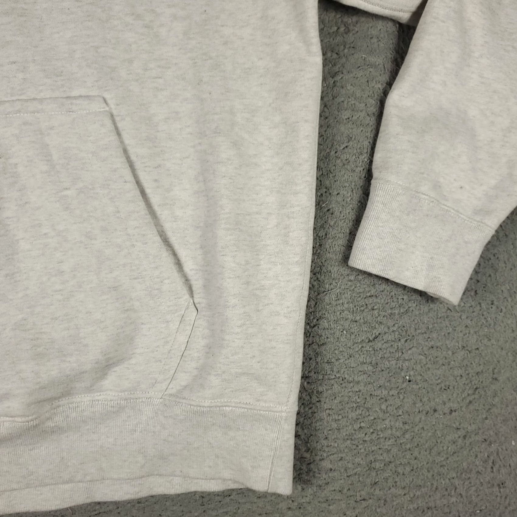 Nike Nike Hoodie Mens M gray Pullover Sweatshirt Swoosh Logo Long Sleeve Mock Neck Foldable Drawstring Winter All Seasons Regular Fit Size US M / EU 48-50 / 2 - 5 Thumbnail