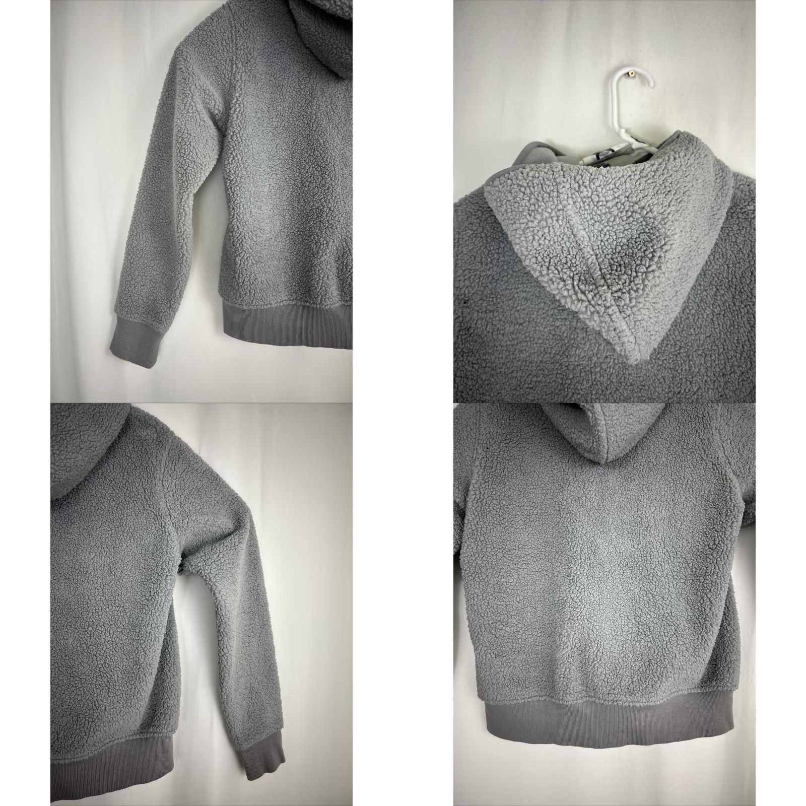 Uniqlo Uniqlo Hoodie Womens M Gray Full Zip Fleece Polyester Streetwear Activewear Club 90s Womens Size M / US 6-8 / IT 42-44 - 9 Thumbnail