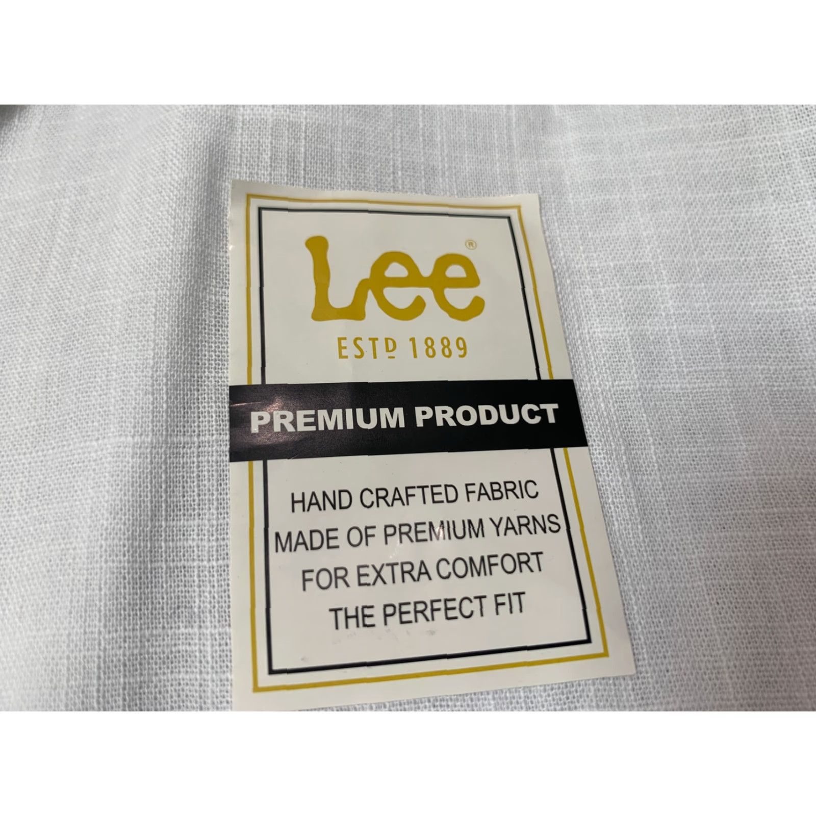 Lee LEE 4XL White Cotton Short Sleeve Button-Up Shirt Mens Size US XXL / EU 58 / 5 - 6 Thumbnail