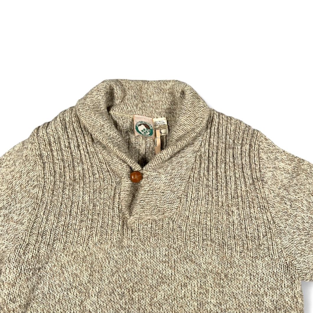 Vintage VINTAGE Appalachian Trail Sweater Mens Large Brown Wool Shawl 90s USA Knit Pullover Long Sleeve Mock Neck Shirt Size US M / EU 48-50 / 2 - 4 Thumbnail