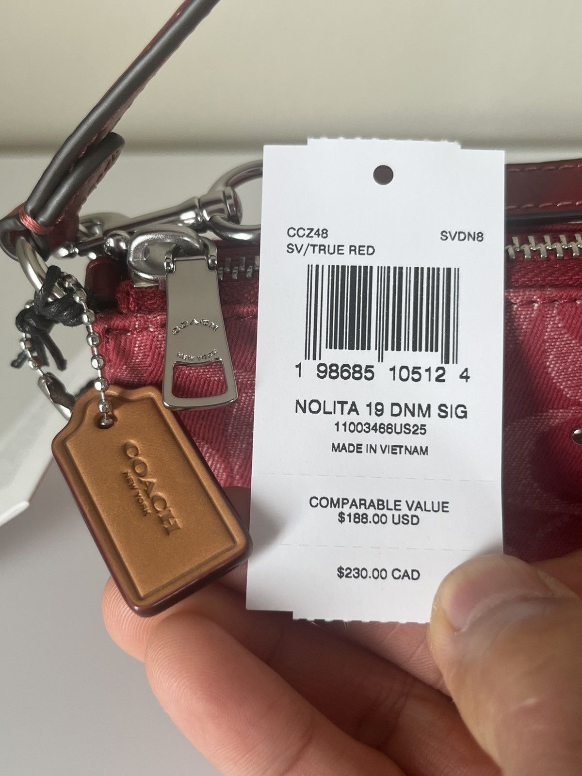 Coach Coach Nolita 19 In Signature Denim Size ONE SIZE - 3 Thumbnail