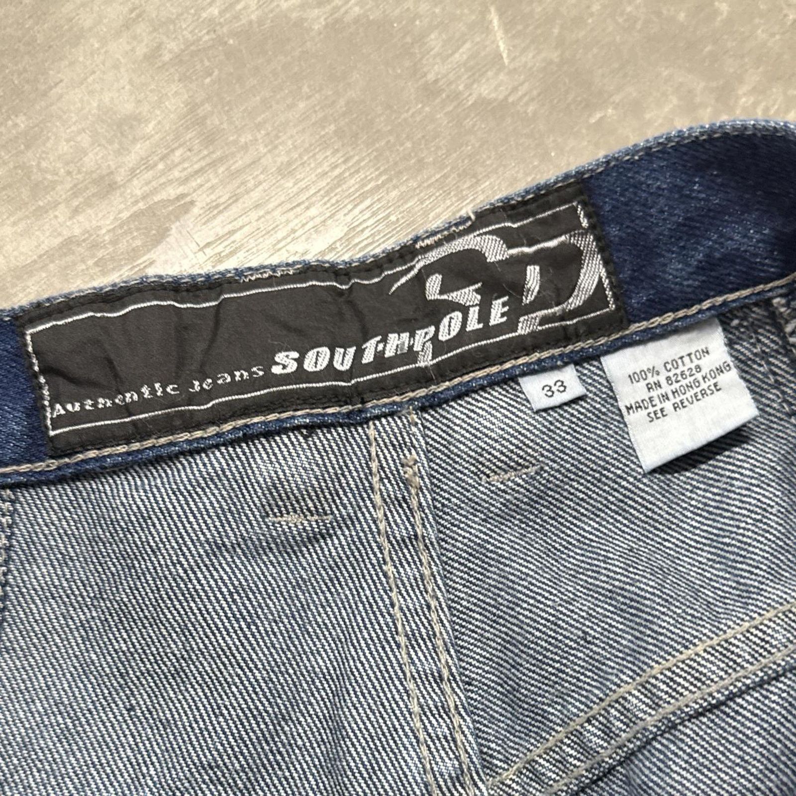 Southpole × Vintage Vintage Deadstock Y2K 00s Southpole Carpenter Baggy Jeans Size US 33 - 5 Thumbnail