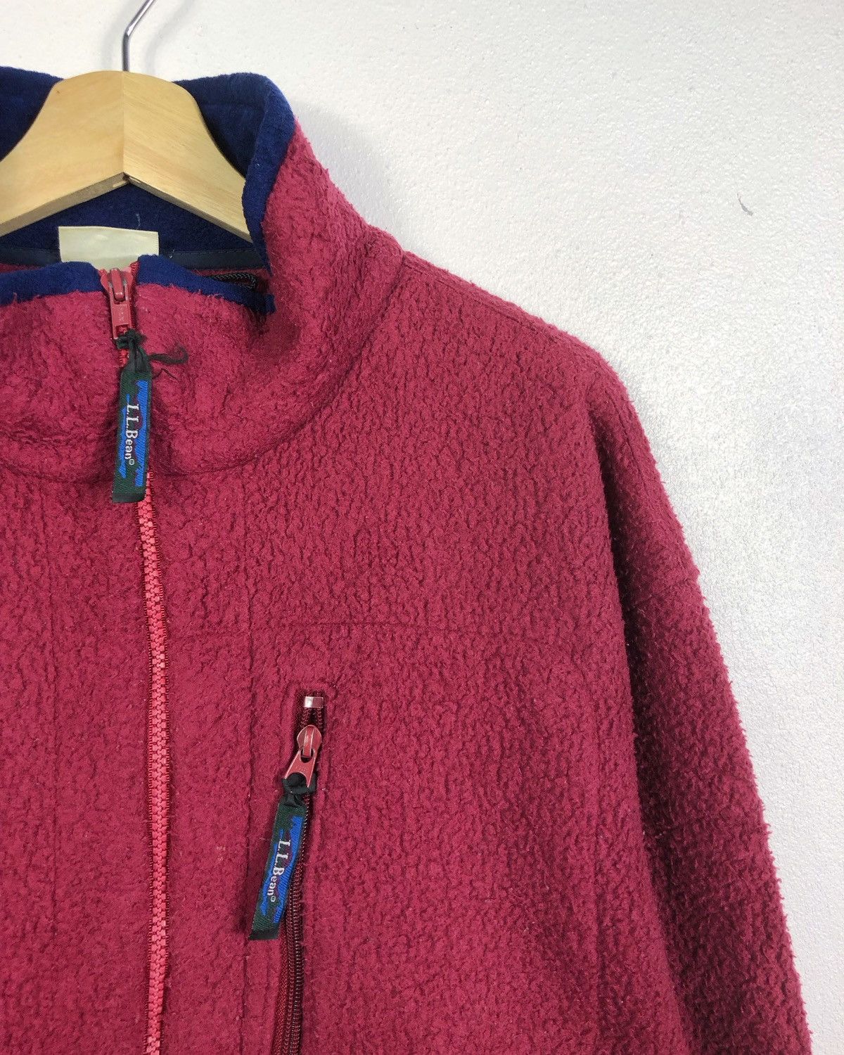 L.L. Bean × Vintage Rare Vintage L.L. Bean Zipper Fleece Jacket Size US XL / EU 56 / 4 - 3 Thumbnail