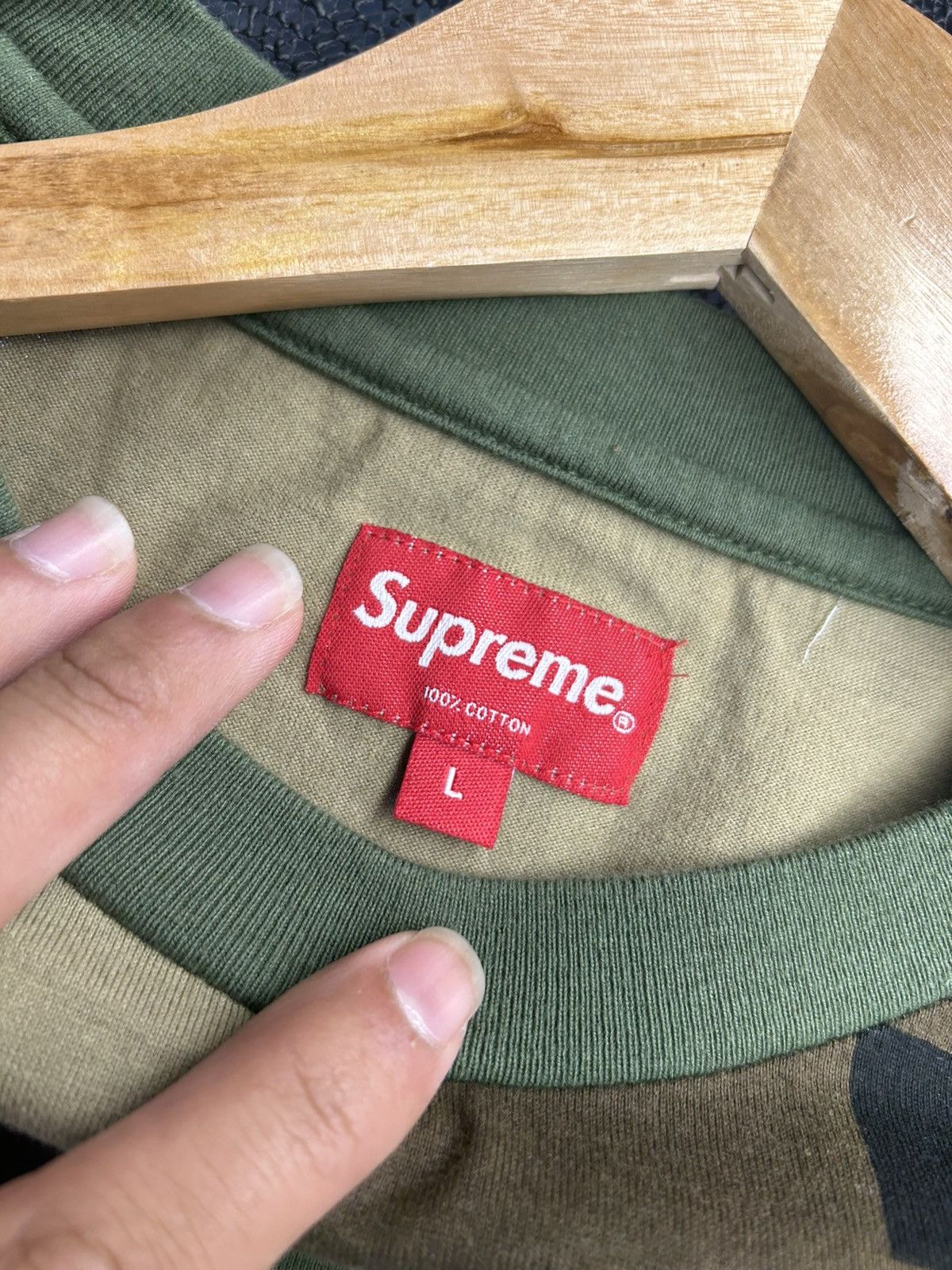 Supreme Supreme Camo Long Sleeve Size US L / EU 52-54 / 3 - 4 Thumbnail