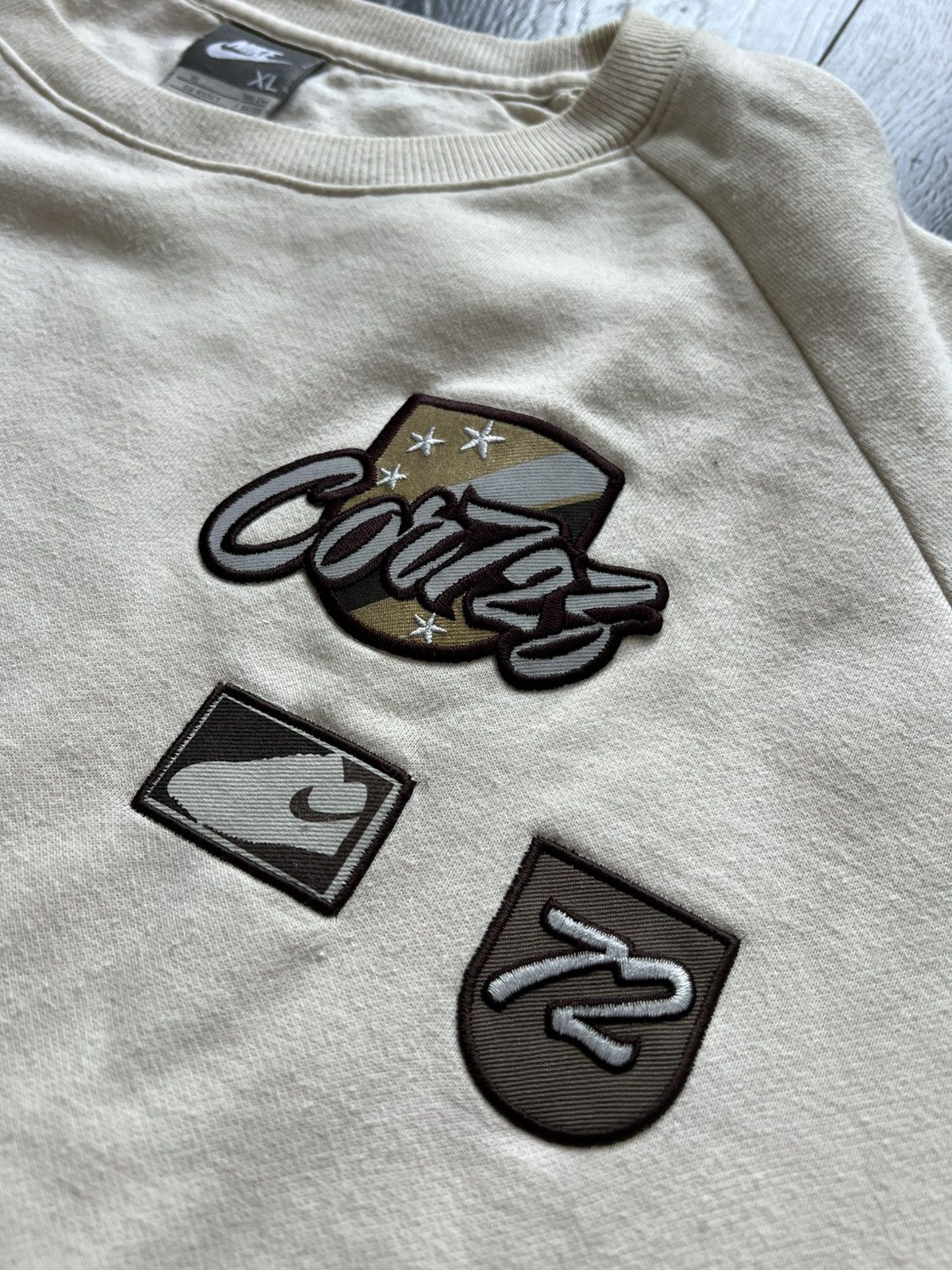 Nike × Vintage Nike Cortez Vintage Sweatshirt Streetwear 90s Drip Size US XL / EU 56 / 4 - 4 Thumbnail