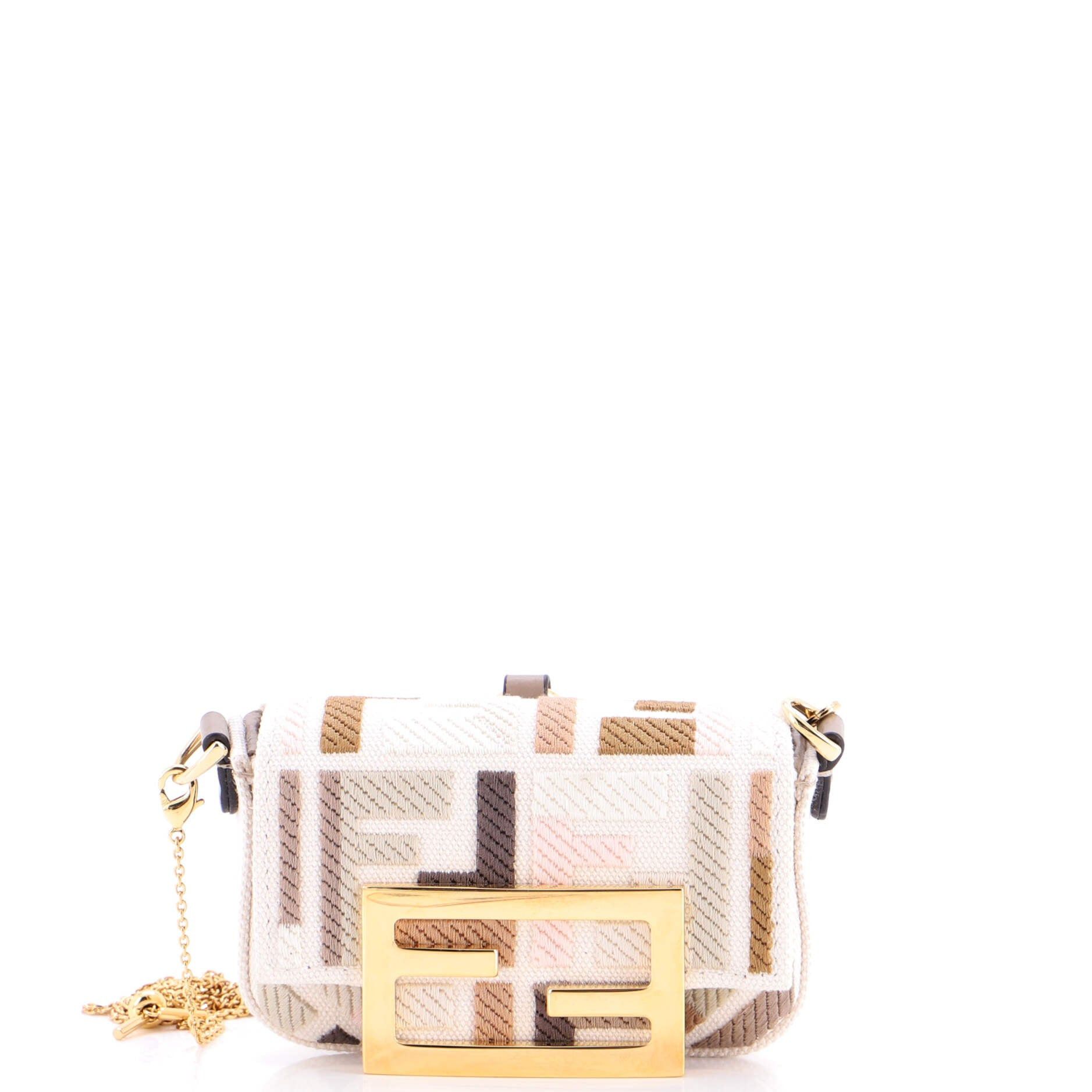 Fendi Chain Baguette Charm Bag Size ONE SIZE - 1 Thumbnail