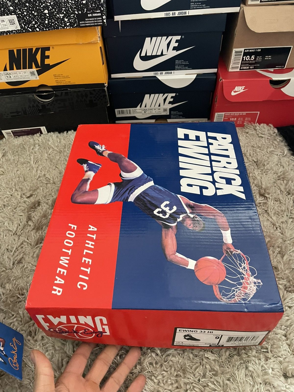 Ewing Athletics Patricks Ewing 33 HI Black/Gum Size US 9 / EU 42 - 10 Thumbnail