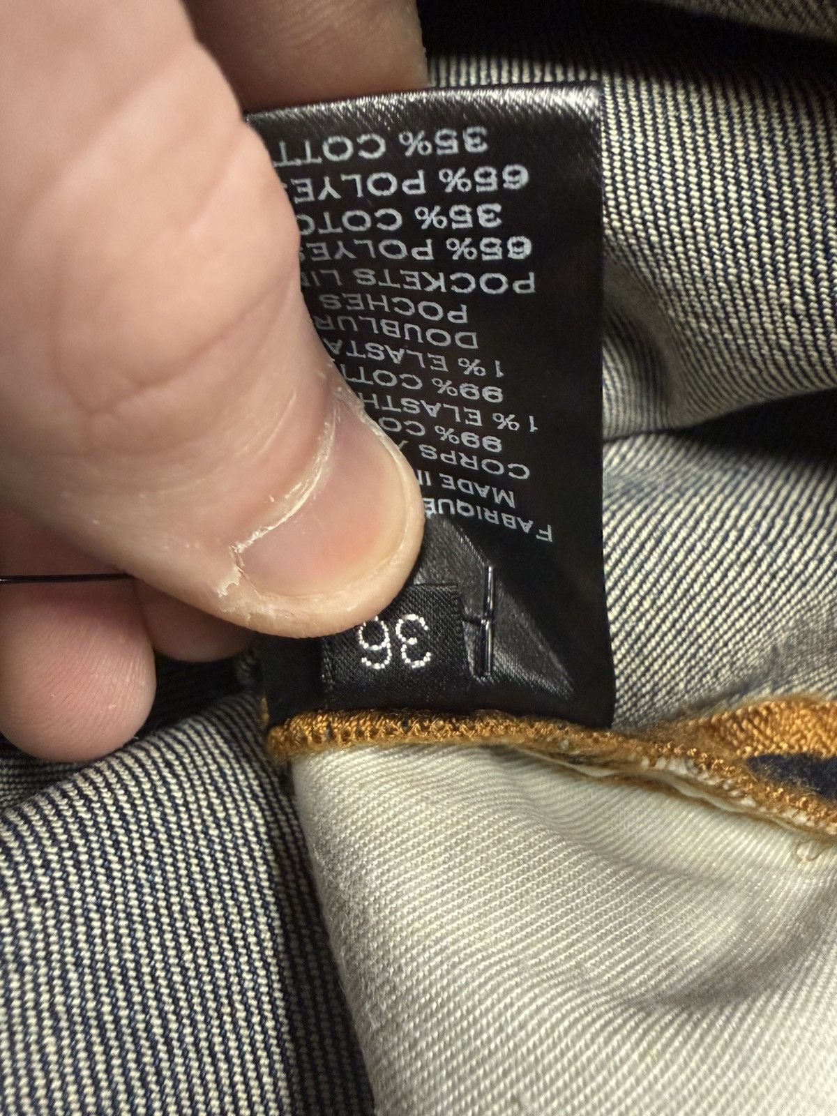 Balmain Balmain paris dark indigo straight let denim Size US 36 / EU 52 - 4 Thumbnail