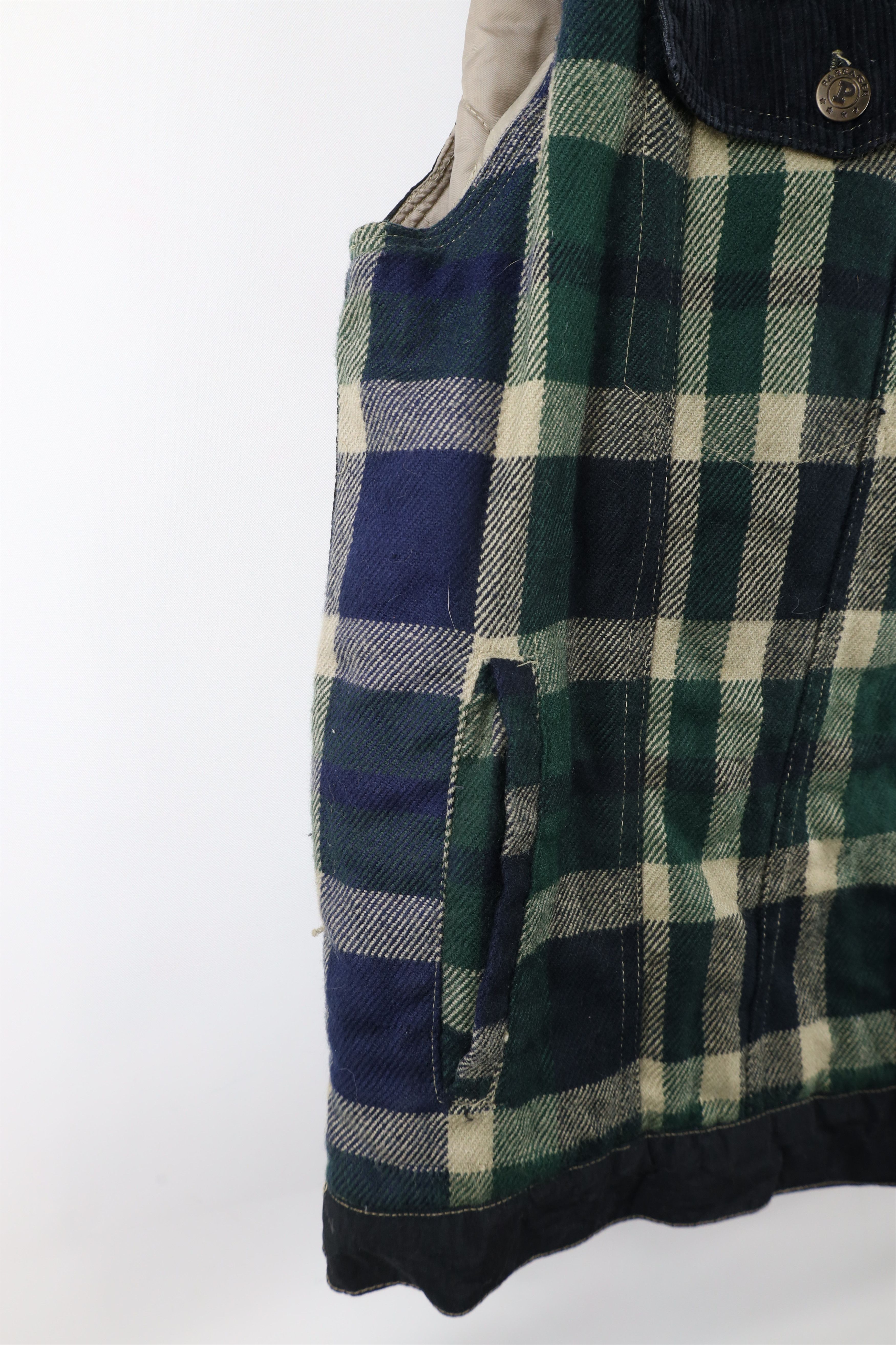 Vintage Vintage 90s Streetwear Button Puffer Vest Jacket Plaid Size US XL / EU 56 / 4 - 5 Thumbnail