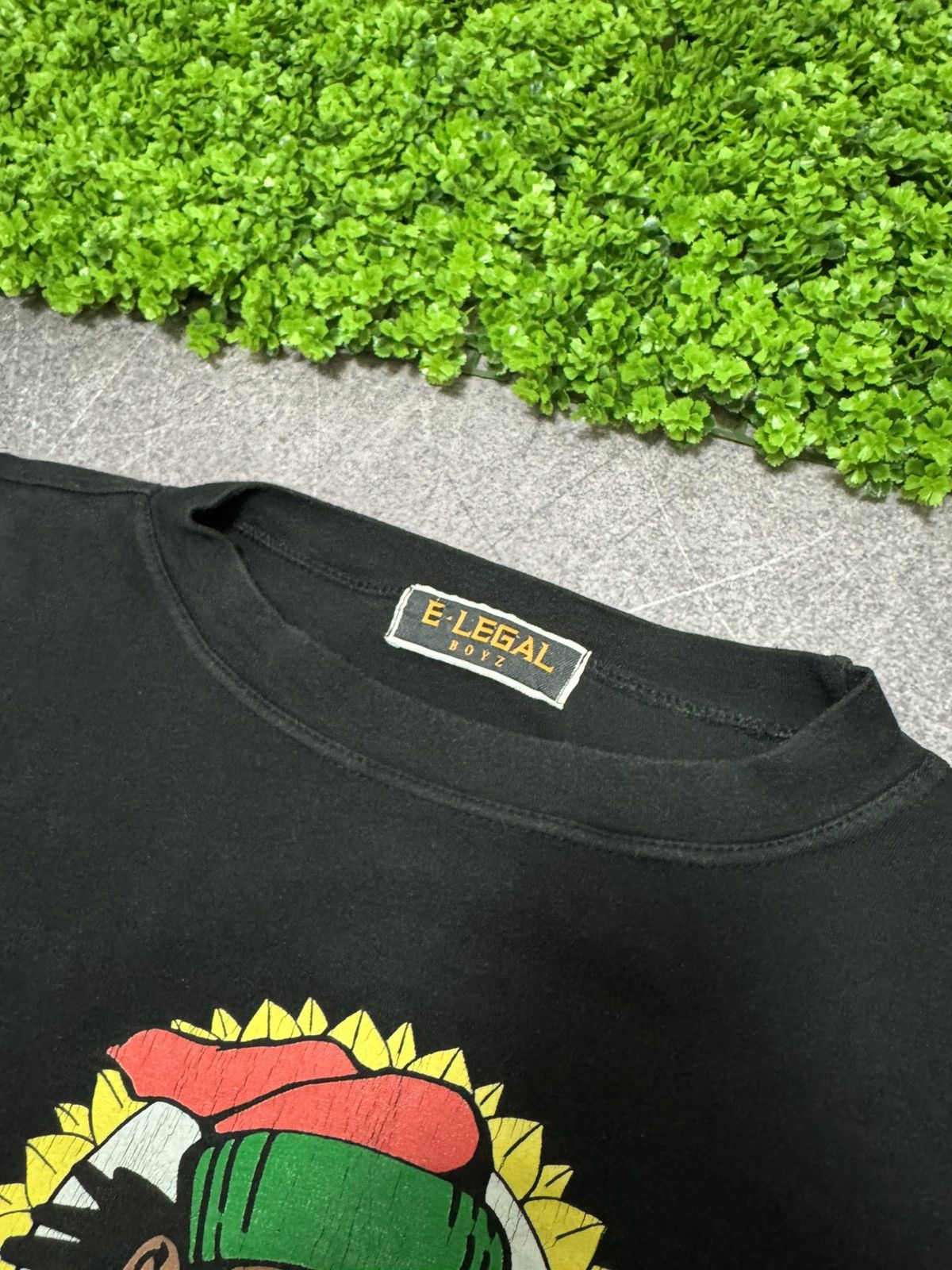 Vintage Vintage E Legal Boyz Rasta Vintage Long Sleeve Rare Boxy Fit Size US XL / EU 56 / 4 - 9 Thumbnail