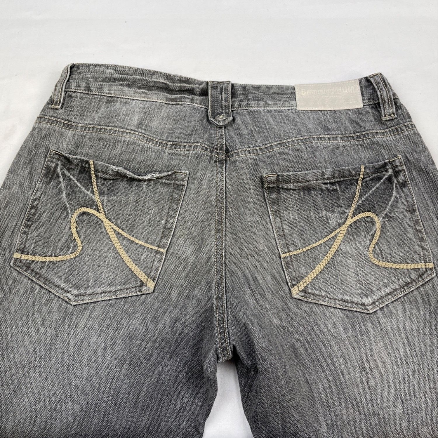 Other Hum Men's Grey Pants/Jeans/Wide Leg 31x38 SKU 4634 Size US 31 - 6 Thumbnail