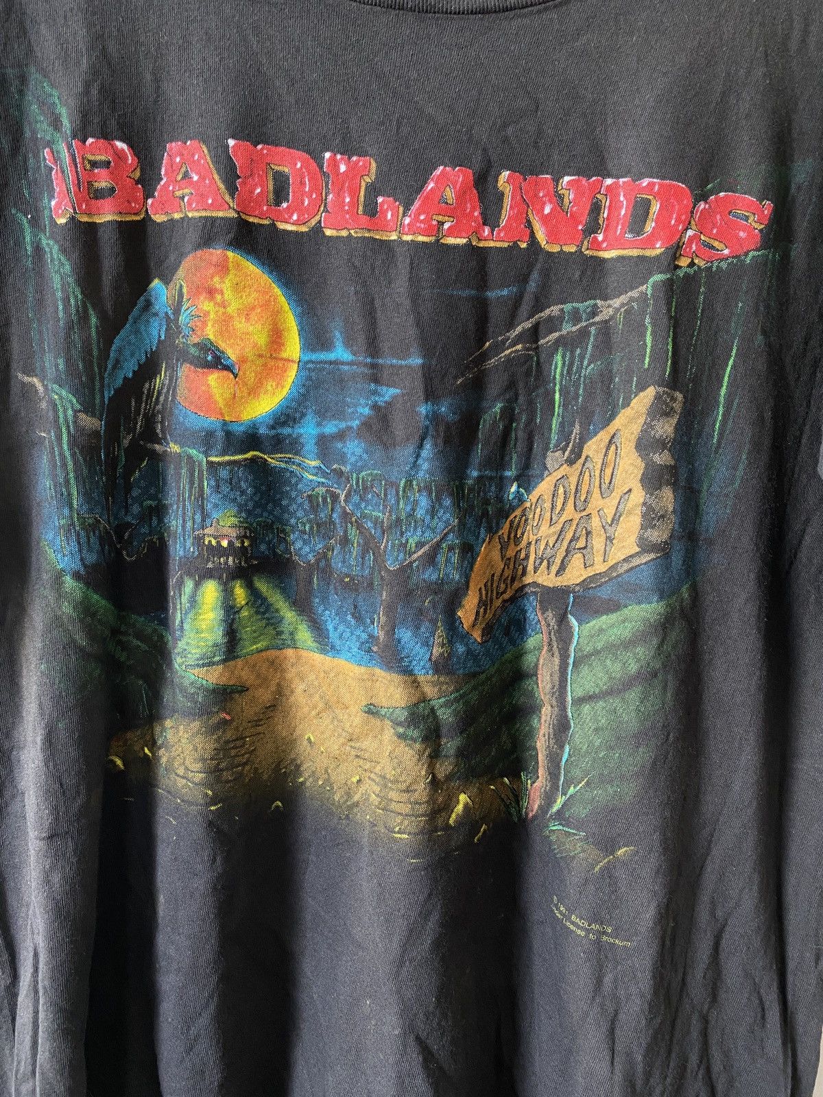 Vintage 90s Badlands American Band Tee