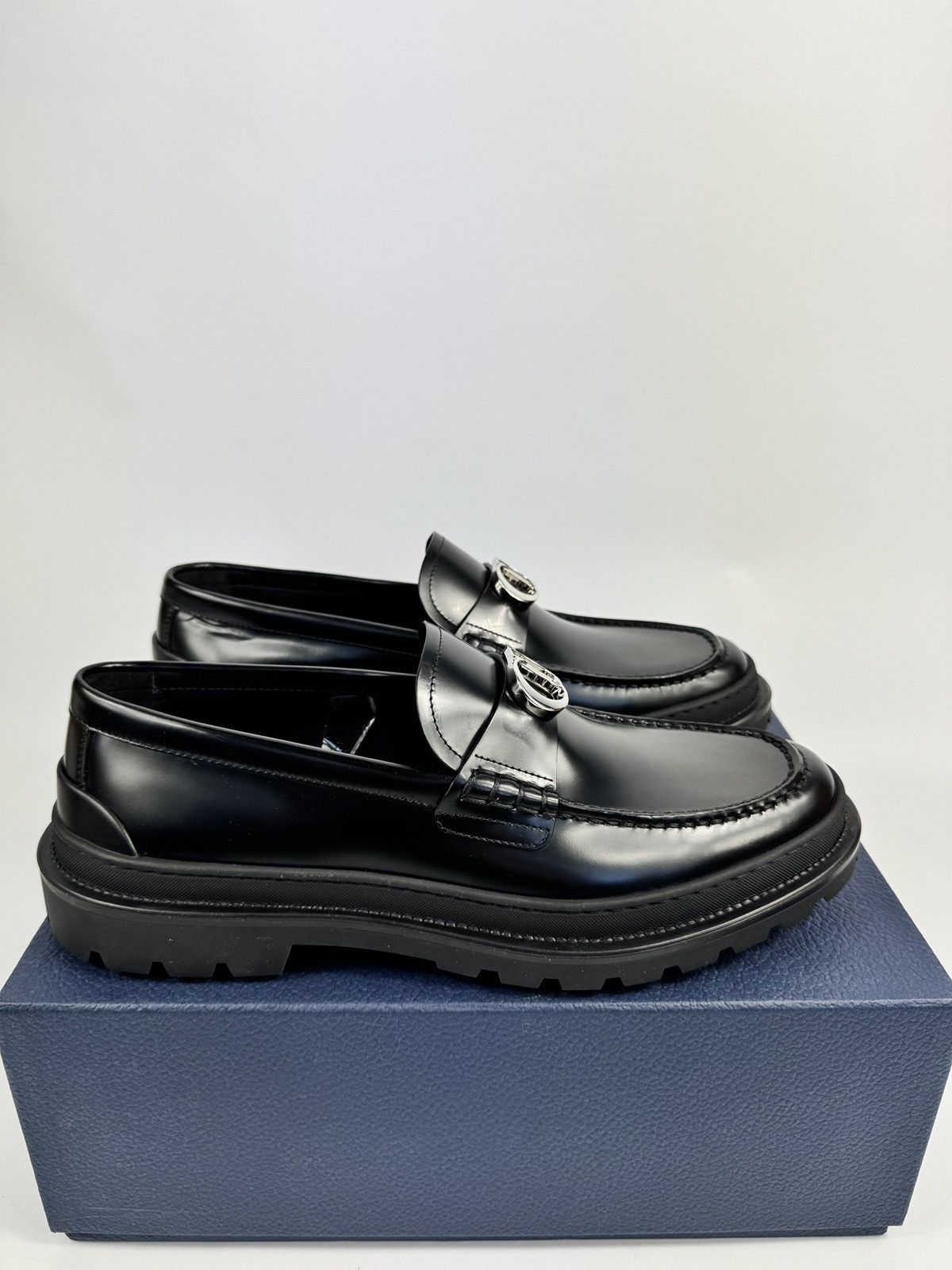 Dior CD LOAFERS POLISHED CALFSKIN Size US 12 / EU 45 - 3 Thumbnail