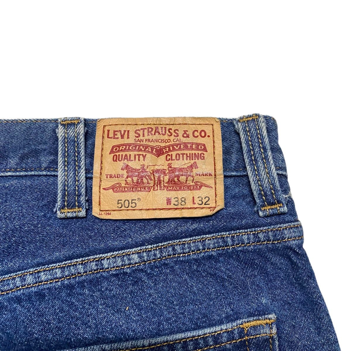 Levi's Vintage Y2K Levis 505 Regular Fit Denim Jeans Size US 38 / EU 54 - 13 Thumbnail