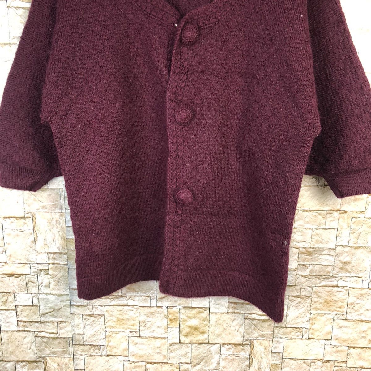 Japanese Brand Japanese Brand Purple Cardigan Knitwear #A1065 Size M / US 6-8 / IT 42-44 - 6 Thumbnail