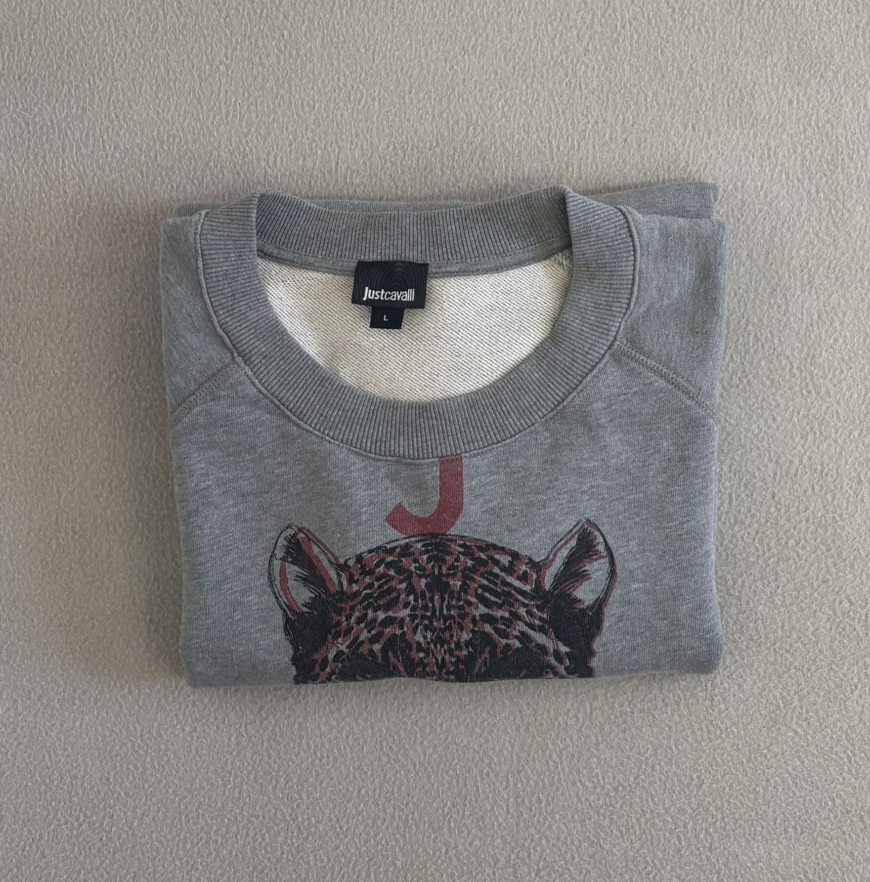 Just Cavalli Just Cavalli Gray sweatshirt Extra Large Size US XL / EU 56 / 4 - 19 Thumbnail