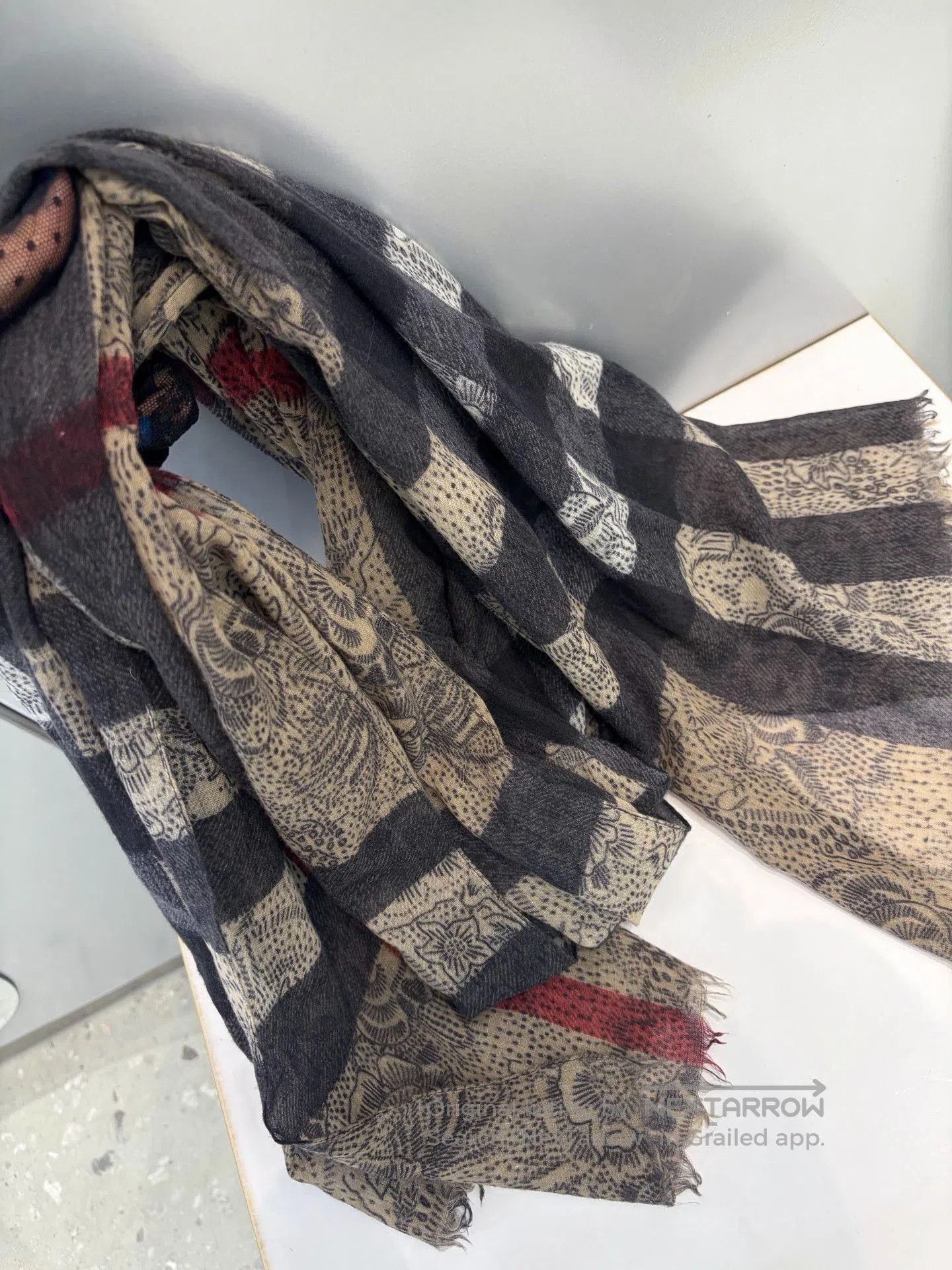 Burberry Burberry Beige Cashmere Scarf. Size ONE SIZE - 6 Thumbnail
