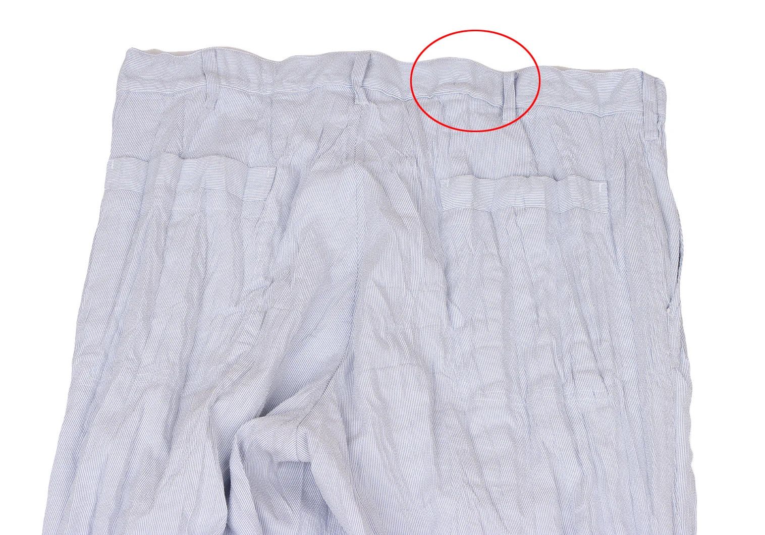 Issey Miyake Pleated Stripe Pants in Blue and White Size US 30 / EU 46 - 15 Thumbnail