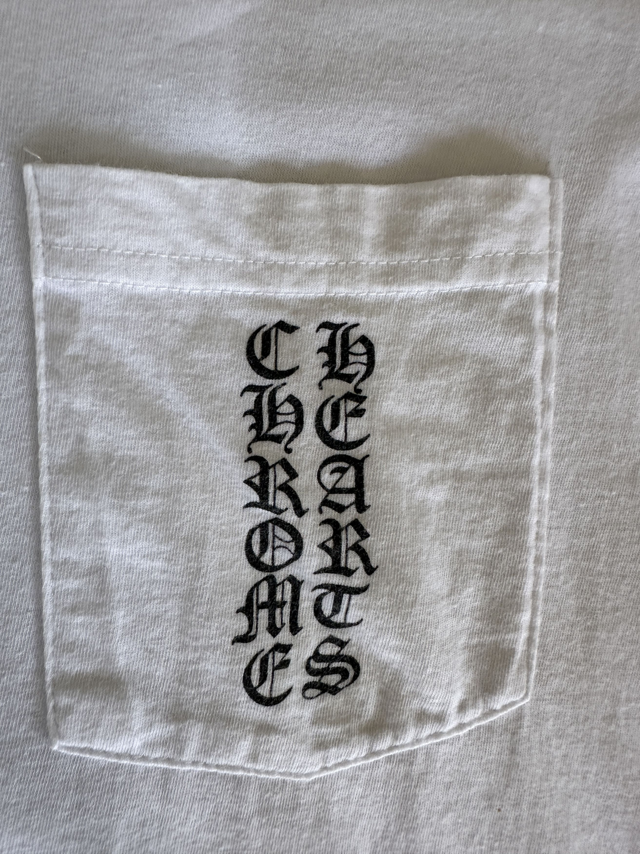 Chrome Hearts Chrome Hearts Cemetery LS White On White Size US XL / EU 56 / 4 - 5 Thumbnail