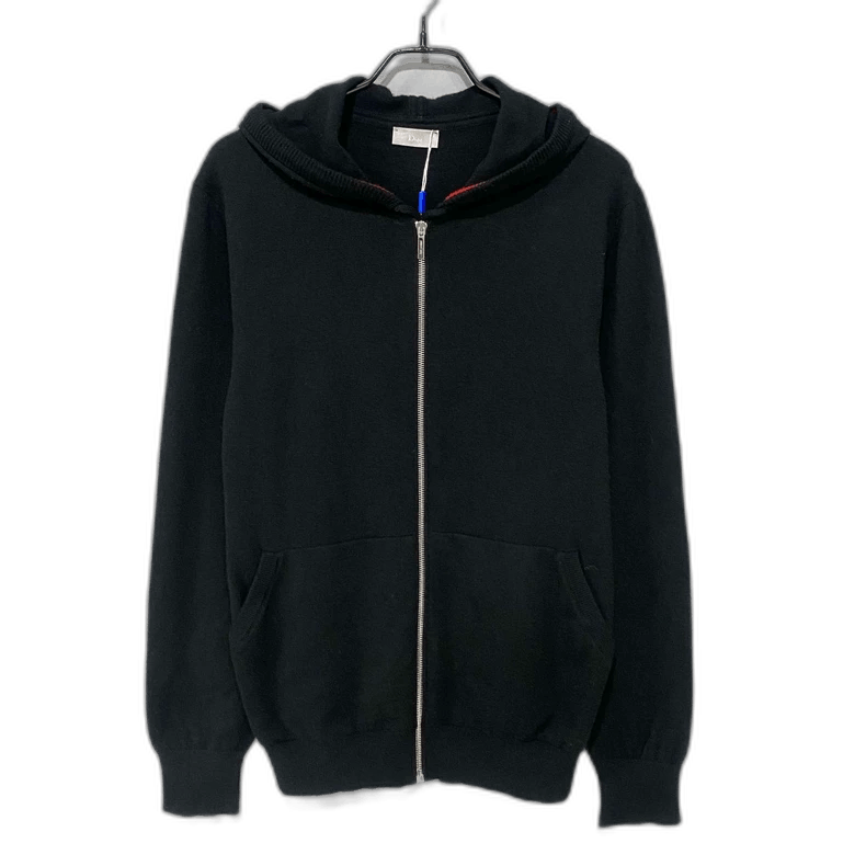 Dior Black Cashmere Zip Jacket by Dior-yf Size US M / EU 48-50 / 2 - 1 Thumbnail