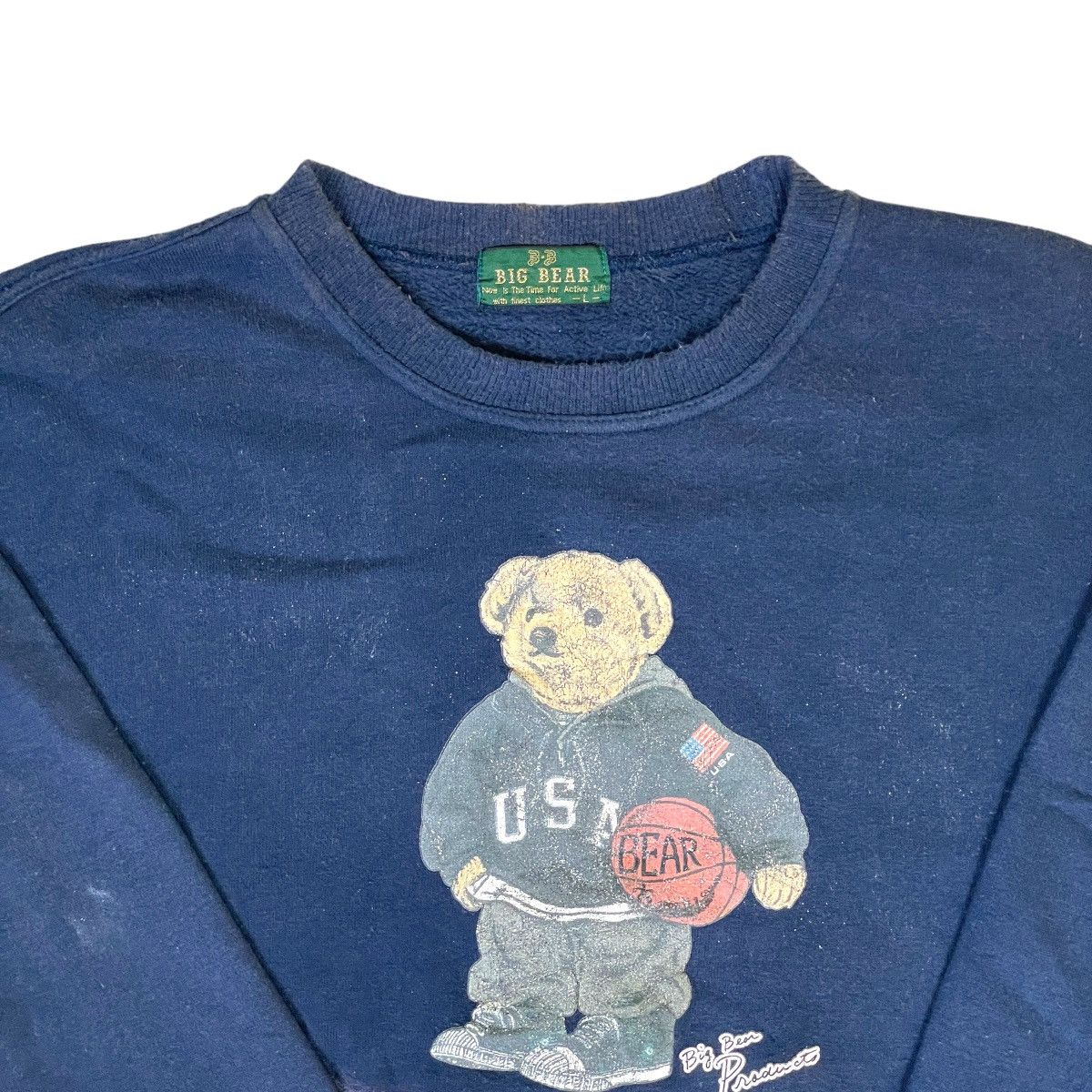 NBA Vintage USA Big Bear Products Sweatshirt Size US L / EU 52-54 / 3 - 3 Thumbnail