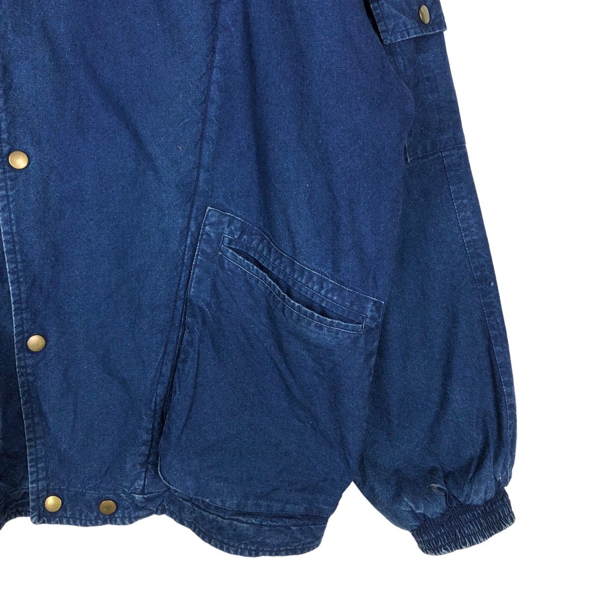 Issey Miyake 🔥Vintage Bomber Denim Jacket North Bound Japan Made Size US M / EU 48-50 / 2 - 5 Thumbnail