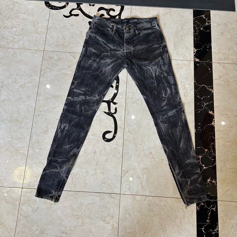 Fear of God Fear of God Black water corrugated jeans Size US 32 / EU 48 - 1 Thumbnail
