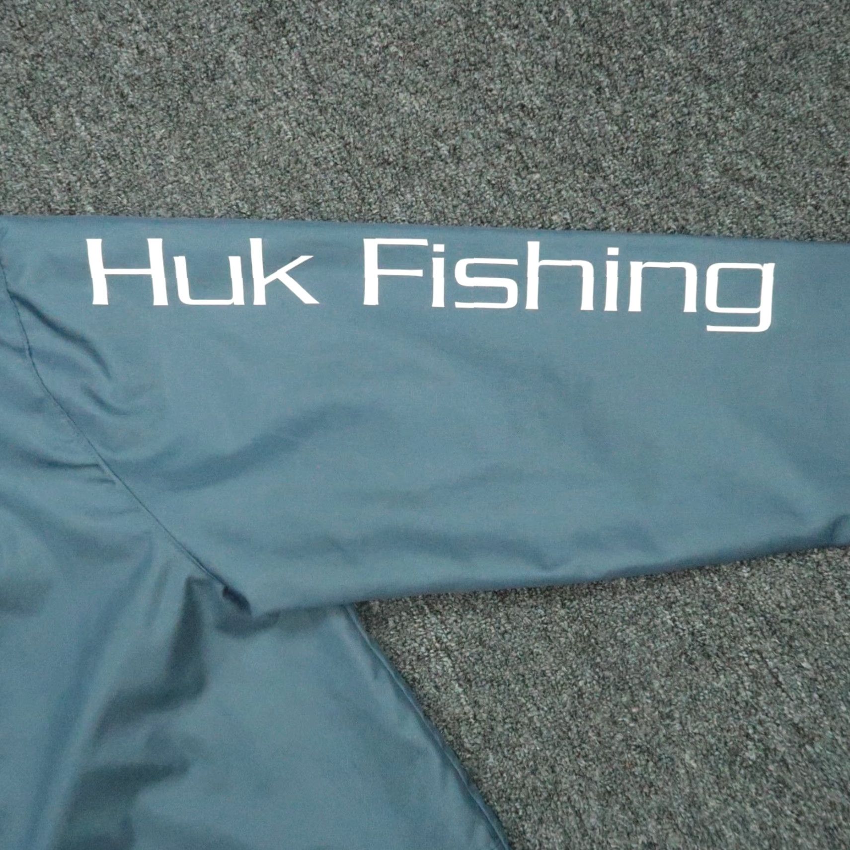 Vintage Huk Jacket Mens XL Blue Full Zip Hooded Windbreaker Pockets Size US XL / EU 56 / 4 - 5 Thumbnail