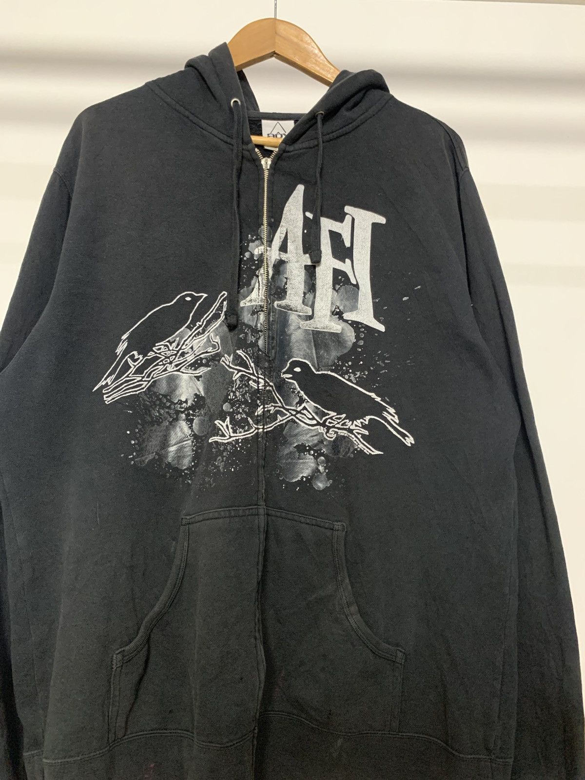 Band Tees Y2k AFI - A fire inside Emo hoodie Y2k affliction jnco Size US XL / EU 56 / 4 - 3 Thumbnail