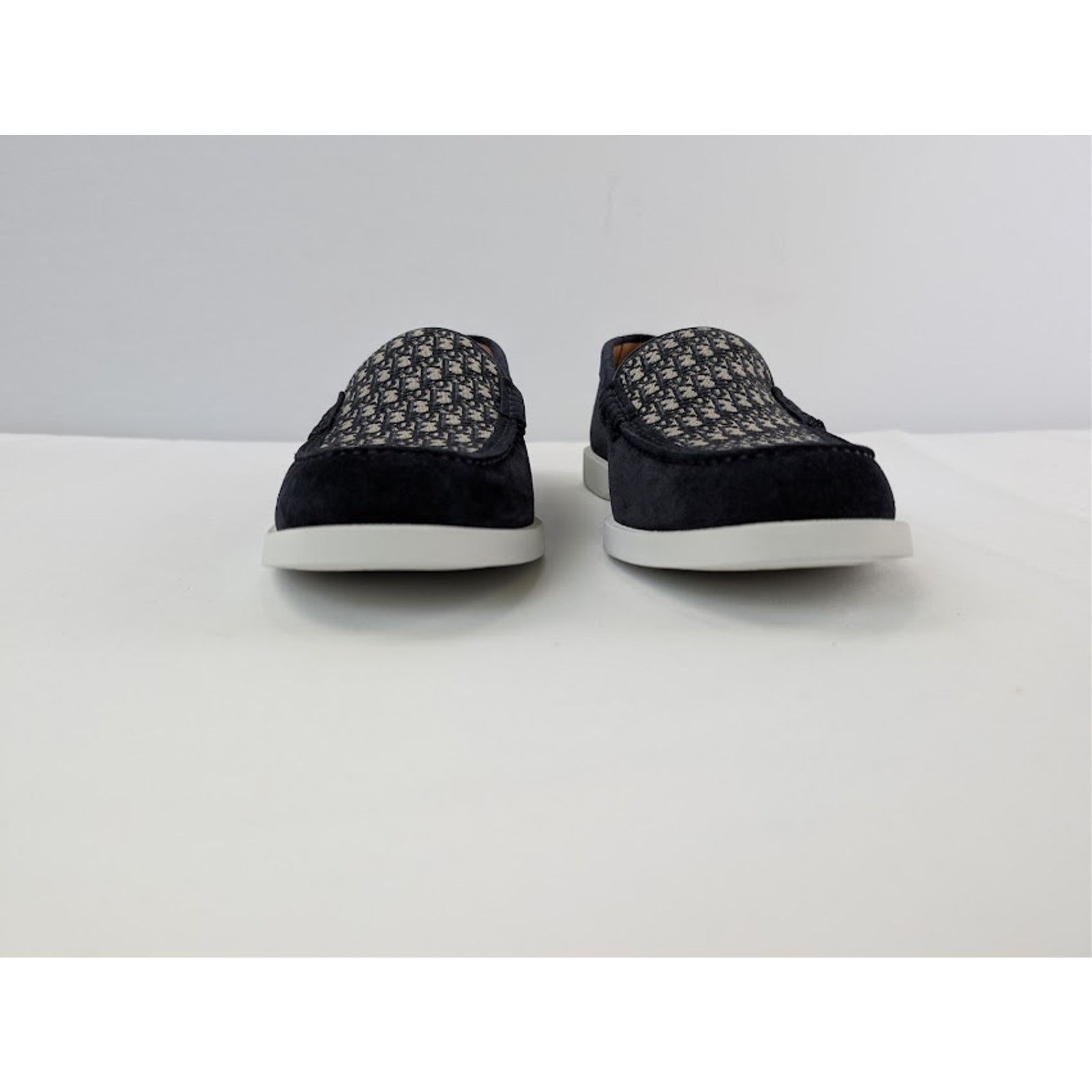 Dior o1rshd1 Granville Clean Smooth Loafer Boots in Blue / Beige Size US 13 / EU 46 - 9 Thumbnail