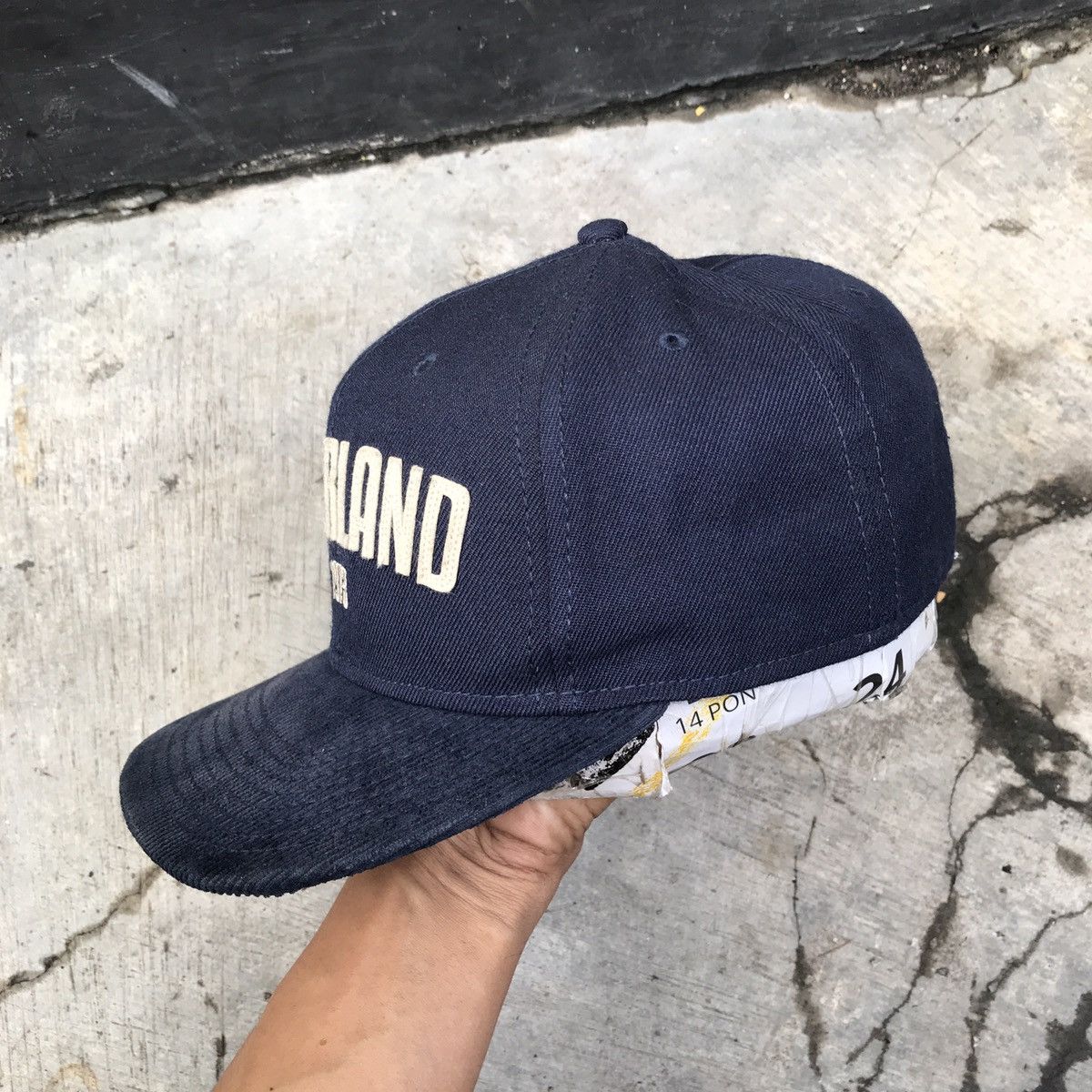 Timberland Timberland snapback hat with corduroy brim Size ONE SIZE - 3 Thumbnail
