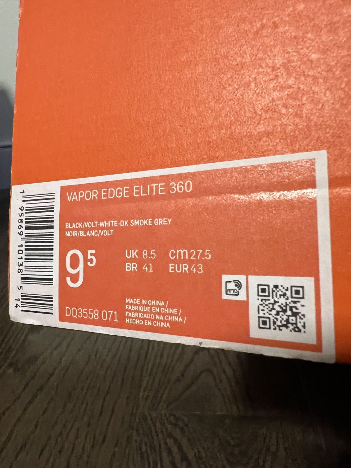 Nike NIKE VAPOR EDGE ELITE 350 AIR MAX 95 FOOTBALL CLEATS Size US 9.5 / EU 42-43 - 7 Thumbnail