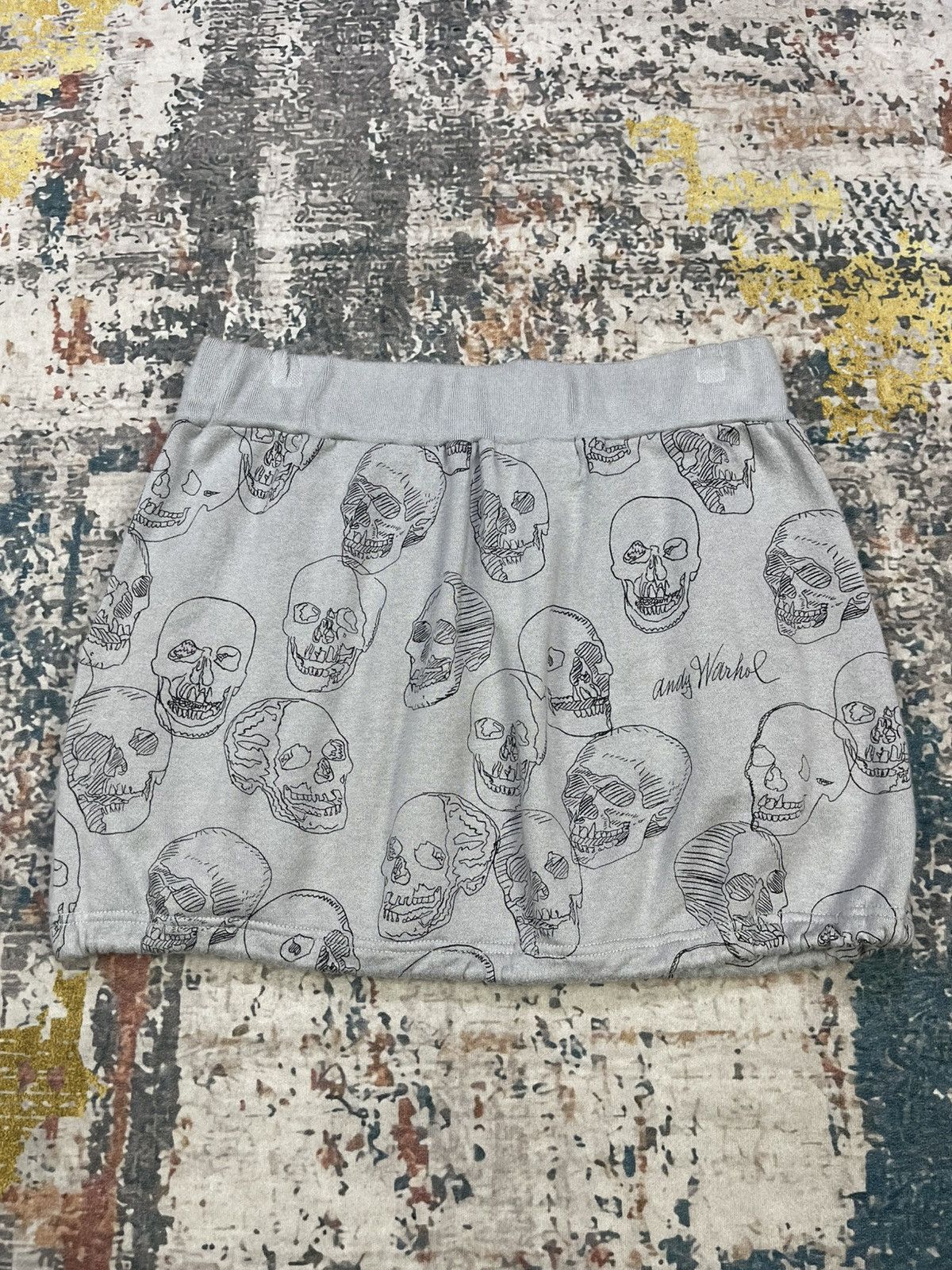 Andy Warhol × Hysteric Glamour Andy Warhol X Hysteric Glamour Gothic Skull Mini Skirt Size 29" - 2 Thumbnail