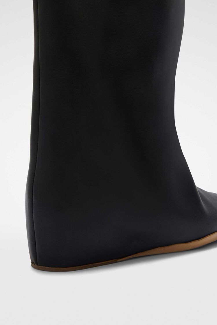 Jil Sander o1w1db10825 Knee Boots in Black Size US 7 / IT 37 - 6 Thumbnail