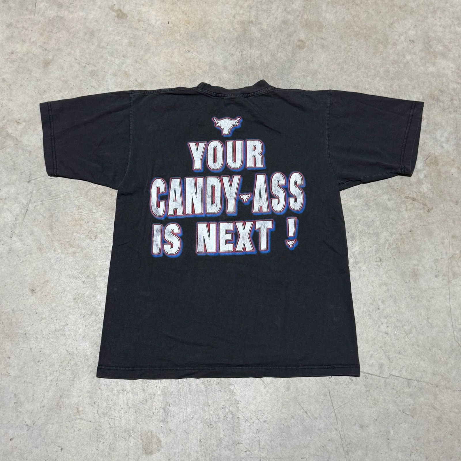 WWE Vtg WWE The Rock Shirt M “Get Ready Your Candy Ass Is Next Size US M / EU 48-50 / 2 - 2 Thumbnail