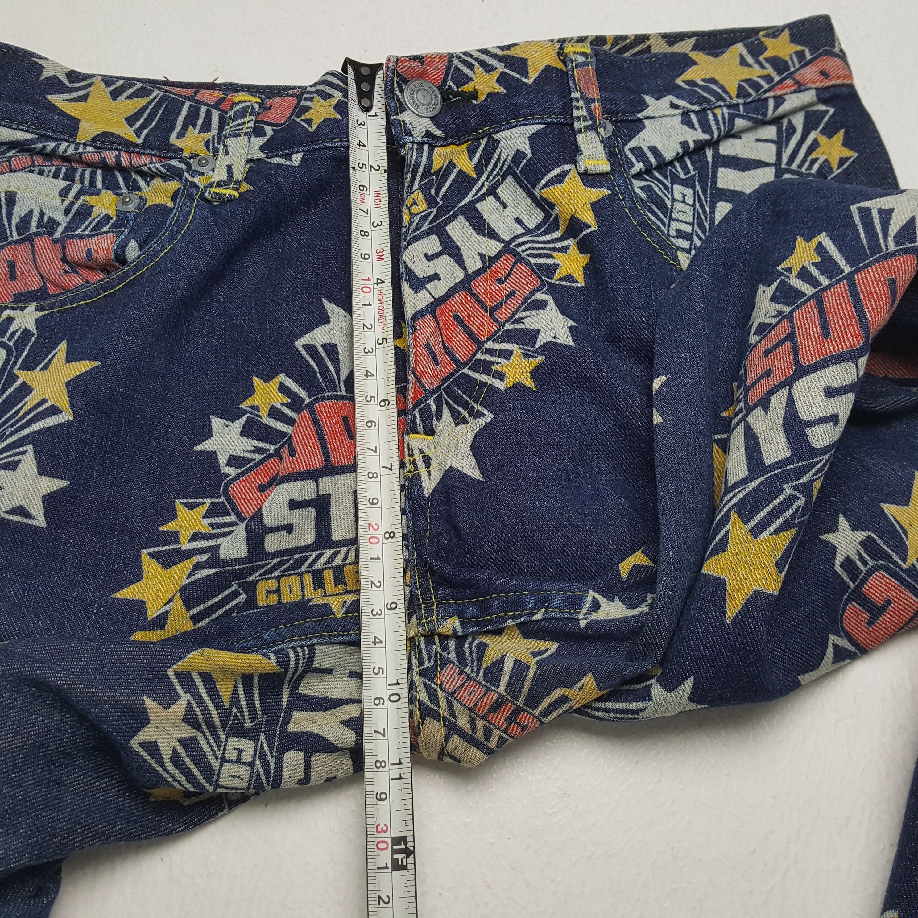 Hysteric Glamour HYSTERIC GLAMOUR Fashion Style Fullprint Design Jeans Size US 29 - 8 Thumbnail
