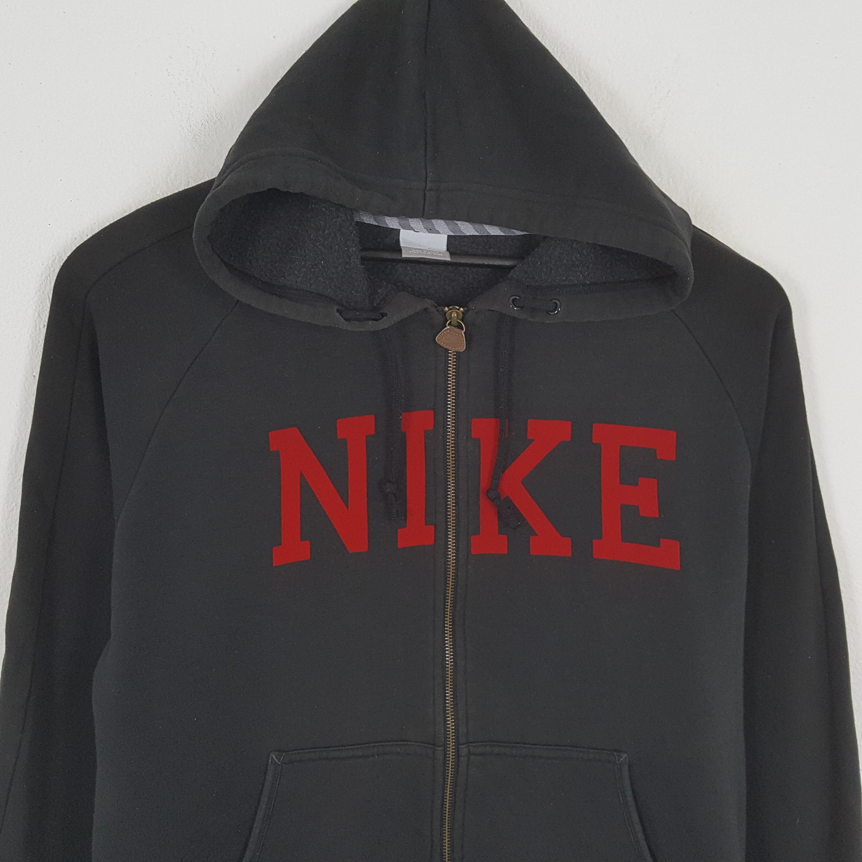 Nike NIKE Spellout Design Zipper Hoodies Size US L / EU 52-54 / 3 - 2 Thumbnail