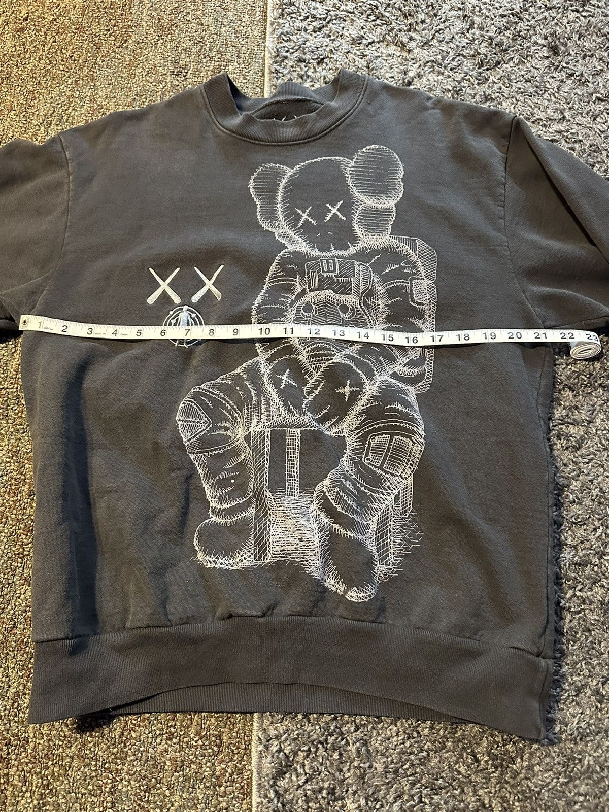 Kaws KAWS For Kid Cudi Moon Man Crewneck Sweatshirt Medium | Grailed