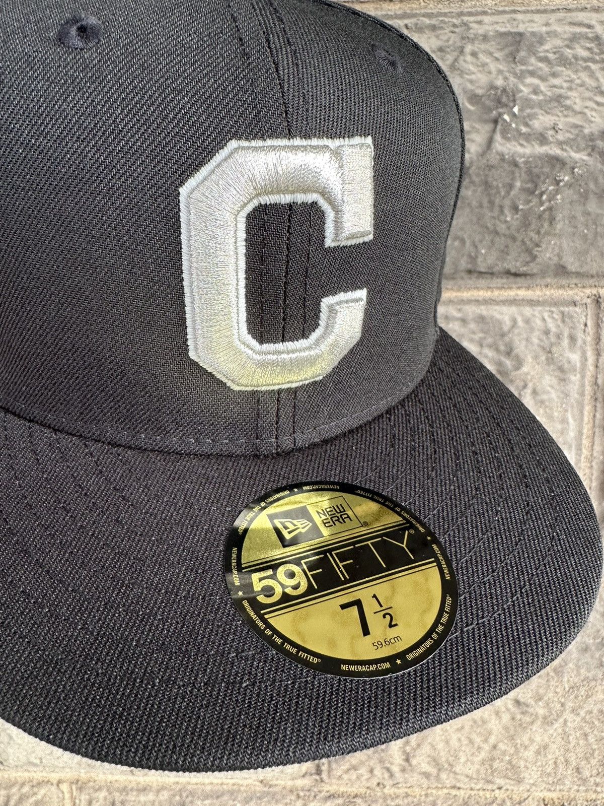 MLB × New Era × Supreme 7 1/2 CLEVELAND INDIANS JACOBS FIELD 1994 NEW ERA FITTED CAP Size ONE SIZE - 2 Thumbnail