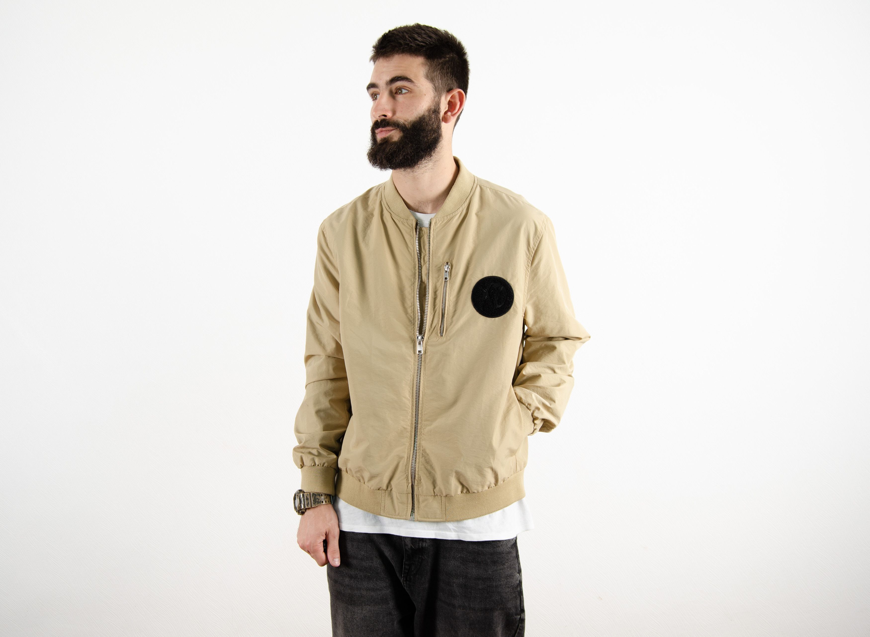 The Weeknd The Weeknd x HM XO Bomber Khaki Beige Bomber jacket XS Size US XS / EU 42 / 0 - 4 Thumbnail