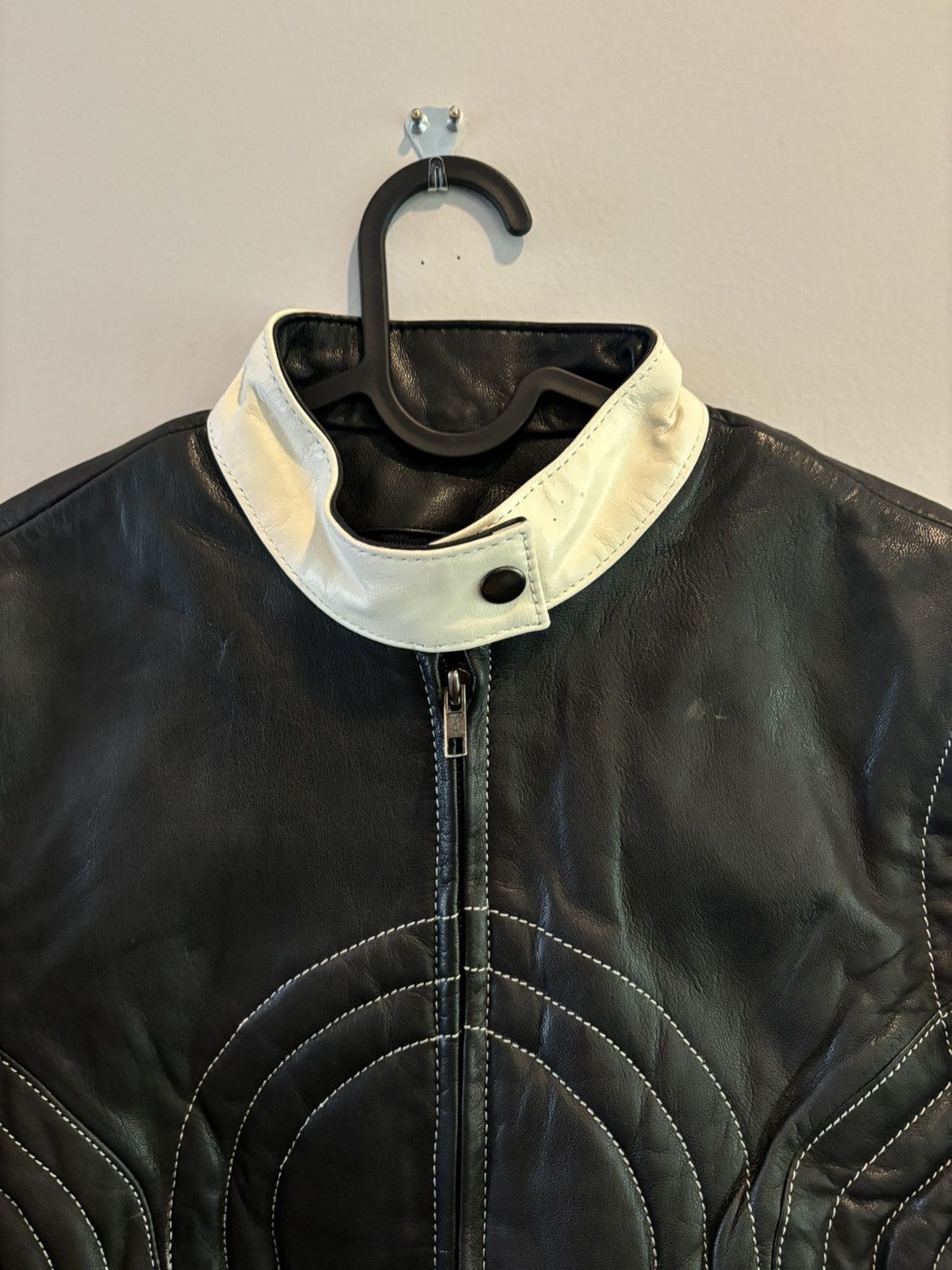 Vintage Vintage Leather Jacket/Vest Detachable Motorcycle Apparel Size US L / EU 52-54 / 3 - 2 Thumbnail