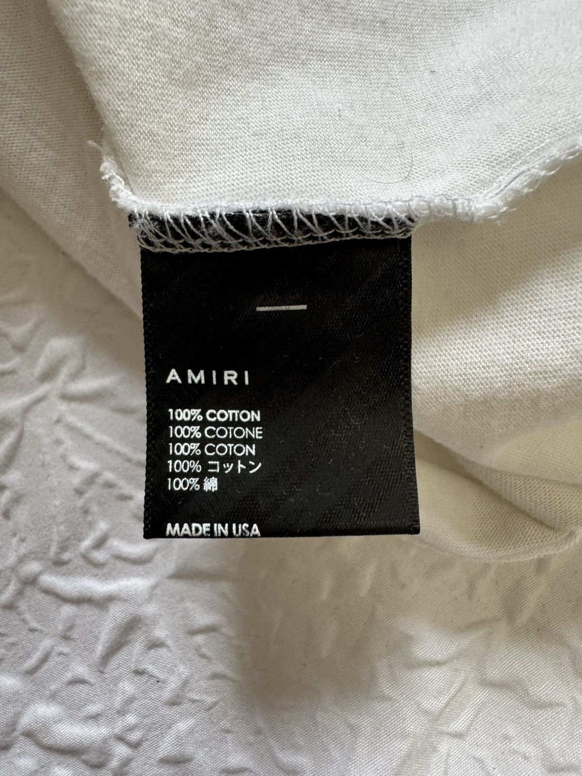 Amiri Amiri white graphic tshirt Size US XS / EU 42 / 0 - 4 Thumbnail