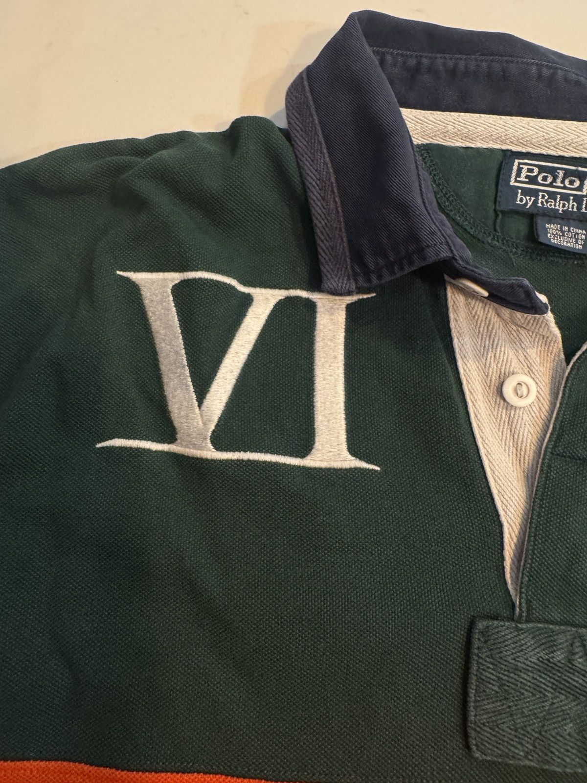 Polo Ralph Lauren Vintage POLO RALPH LAUREN 1ST DIVISION RL REGIMENT Rugby Size US XL / EU 56 / 4 - 3 Thumbnail