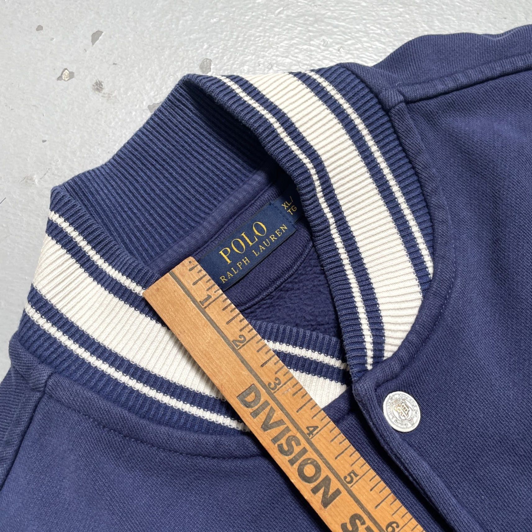 Polo Ralph Lauren Polo Ralph Lauren Vintage Style Crew Baseball Jacket RLPC Varsity Letterman XL Size US XL / EU 56 / 4 - 7 Thumbnail
