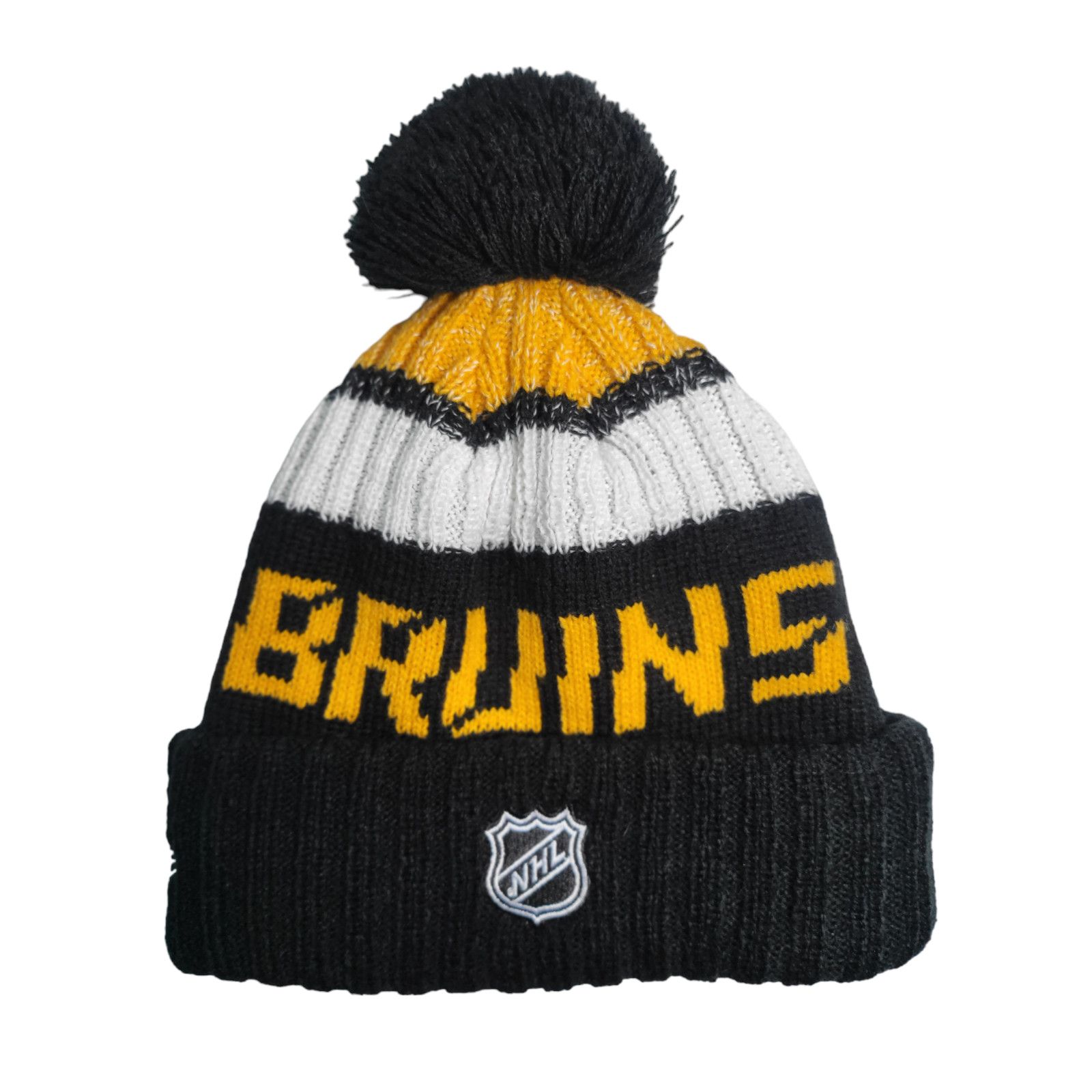 Other NWT Boston Bruins Sports Pom Knit Beanie Fleece Lined Size ONE SIZE - 5 Thumbnail