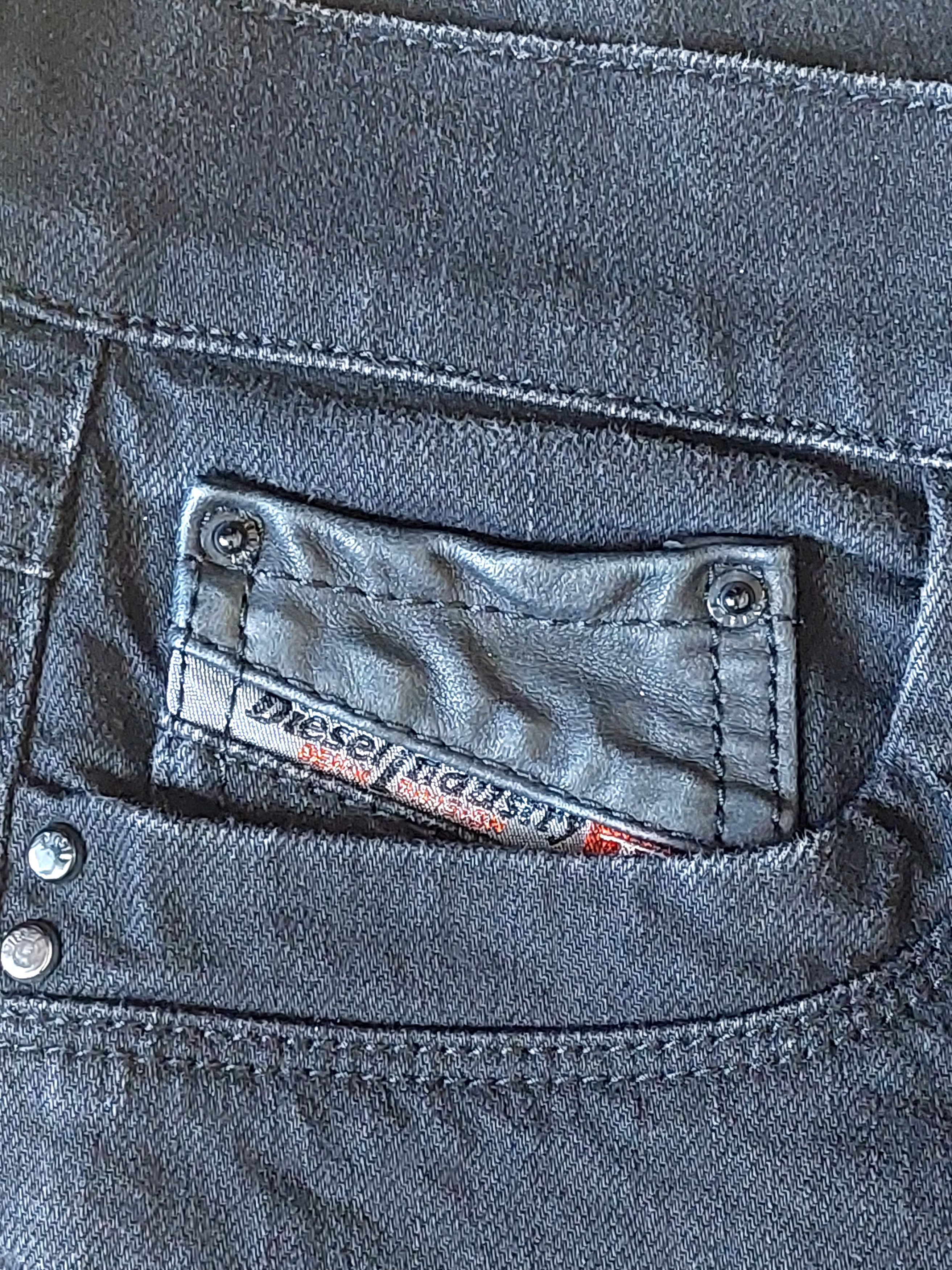 Diesel Diesel Ronhoir W28 L32 Women's Black Bootcut Stretch Jeans Size 28" / US 6 / IT 42 - 5 Thumbnail