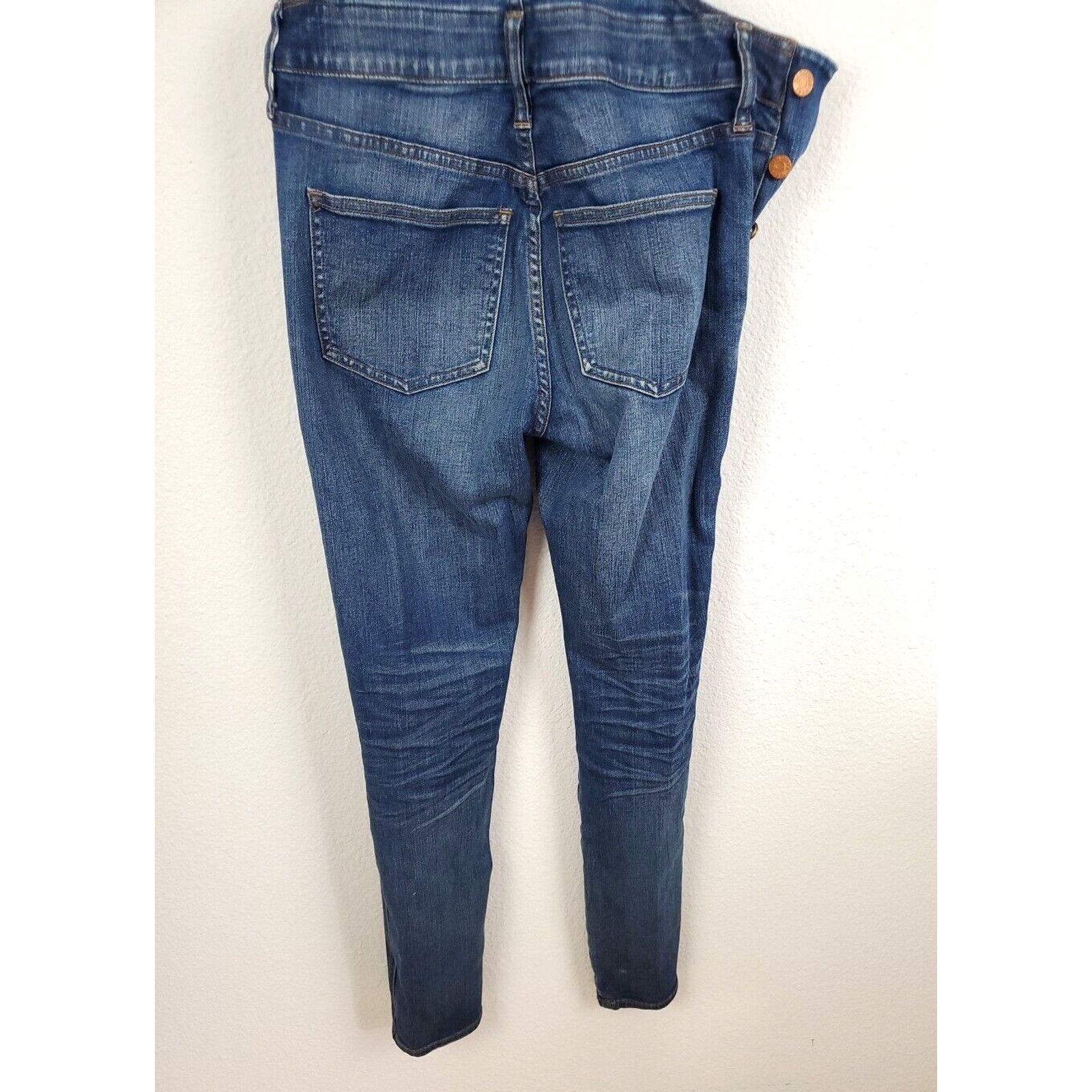 Madewell Madewell Coveralls Women XXS Denim Blue Style F0077 Jumpsuit Size 26" / US 2 / IT 38 - 9 Thumbnail